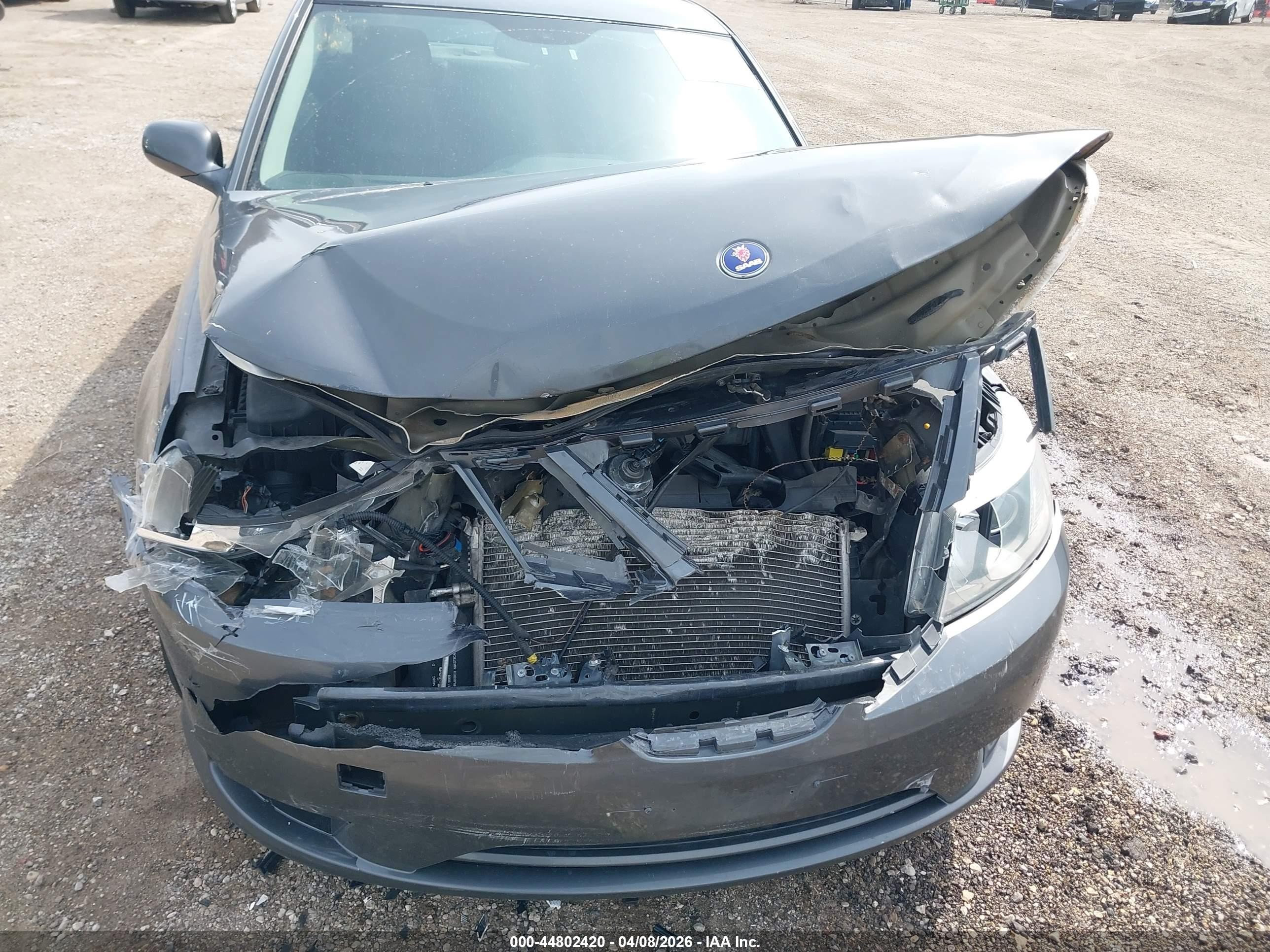 2010 Saab 9-3   Серый vin: YS3FA4BY2A1618295