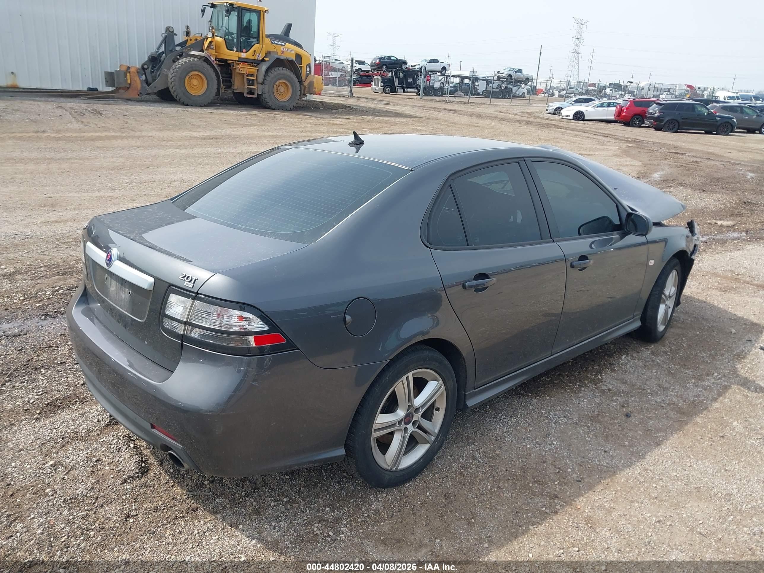 2010 Saab 9-3   Серый vin: YS3FA4BY2A1618295