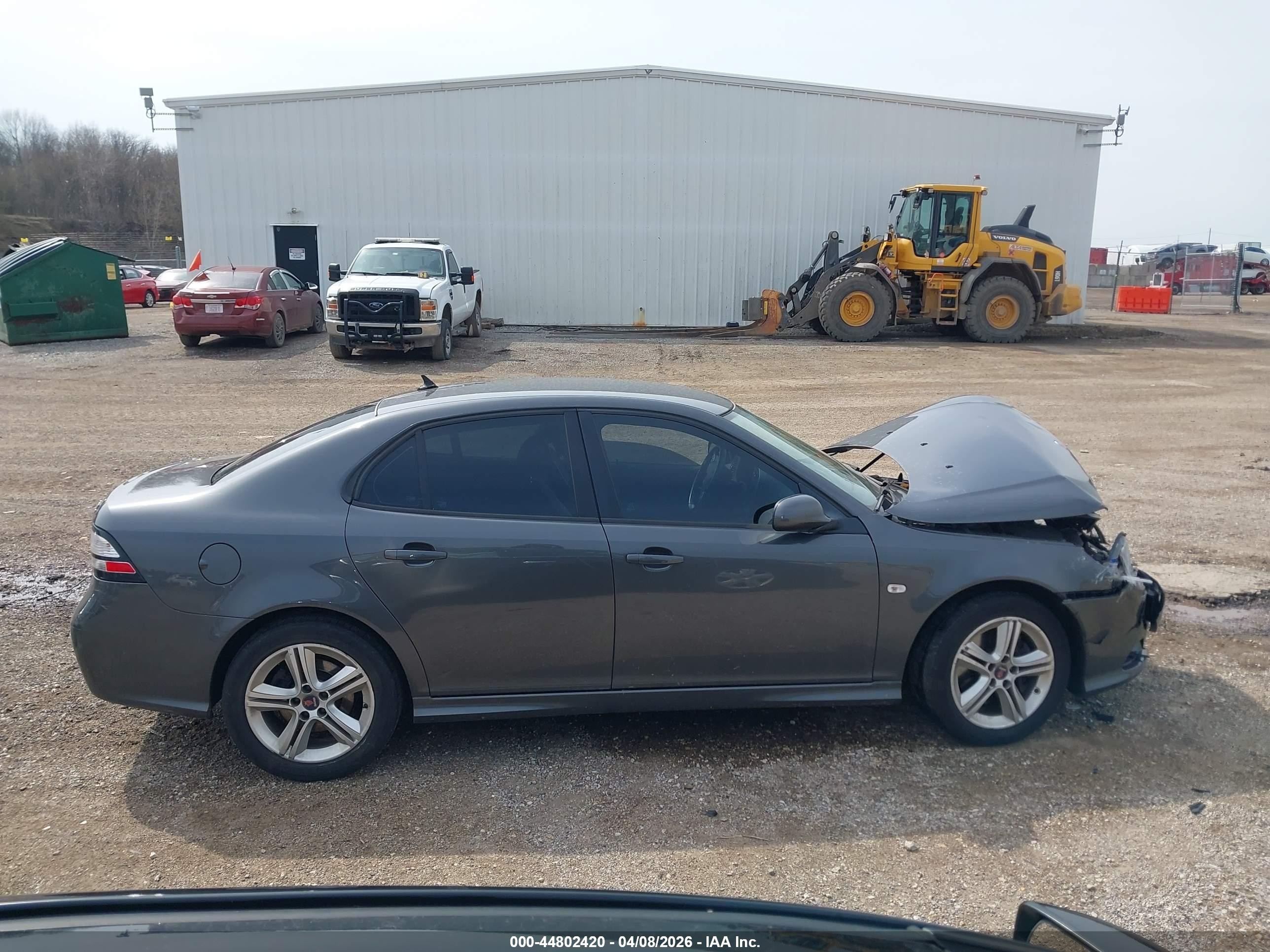 2010 Saab 9-3   Серый vin: YS3FA4BY2A1618295