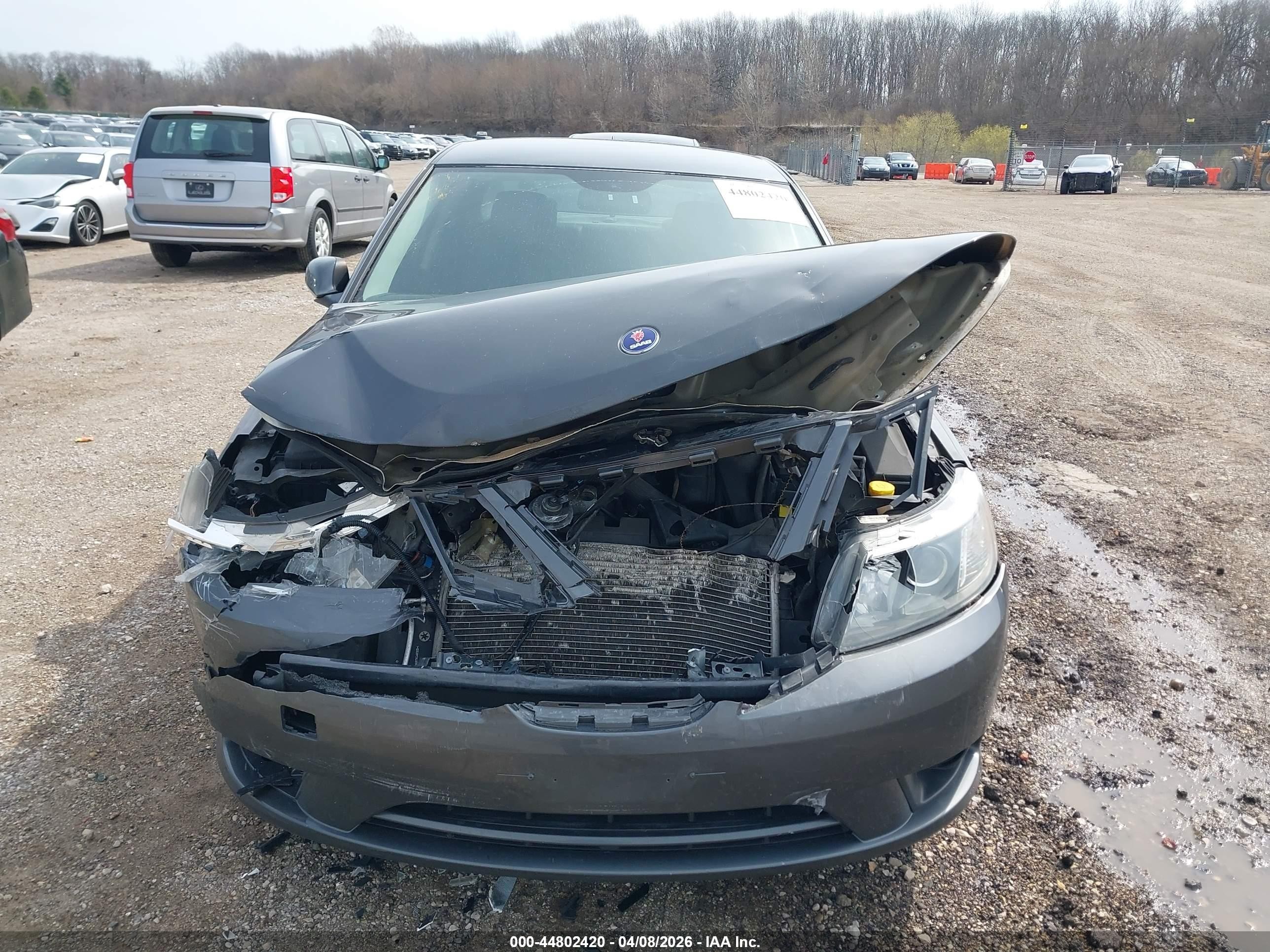 2010 Saab 9-3   Серый vin: YS3FA4BY2A1618295