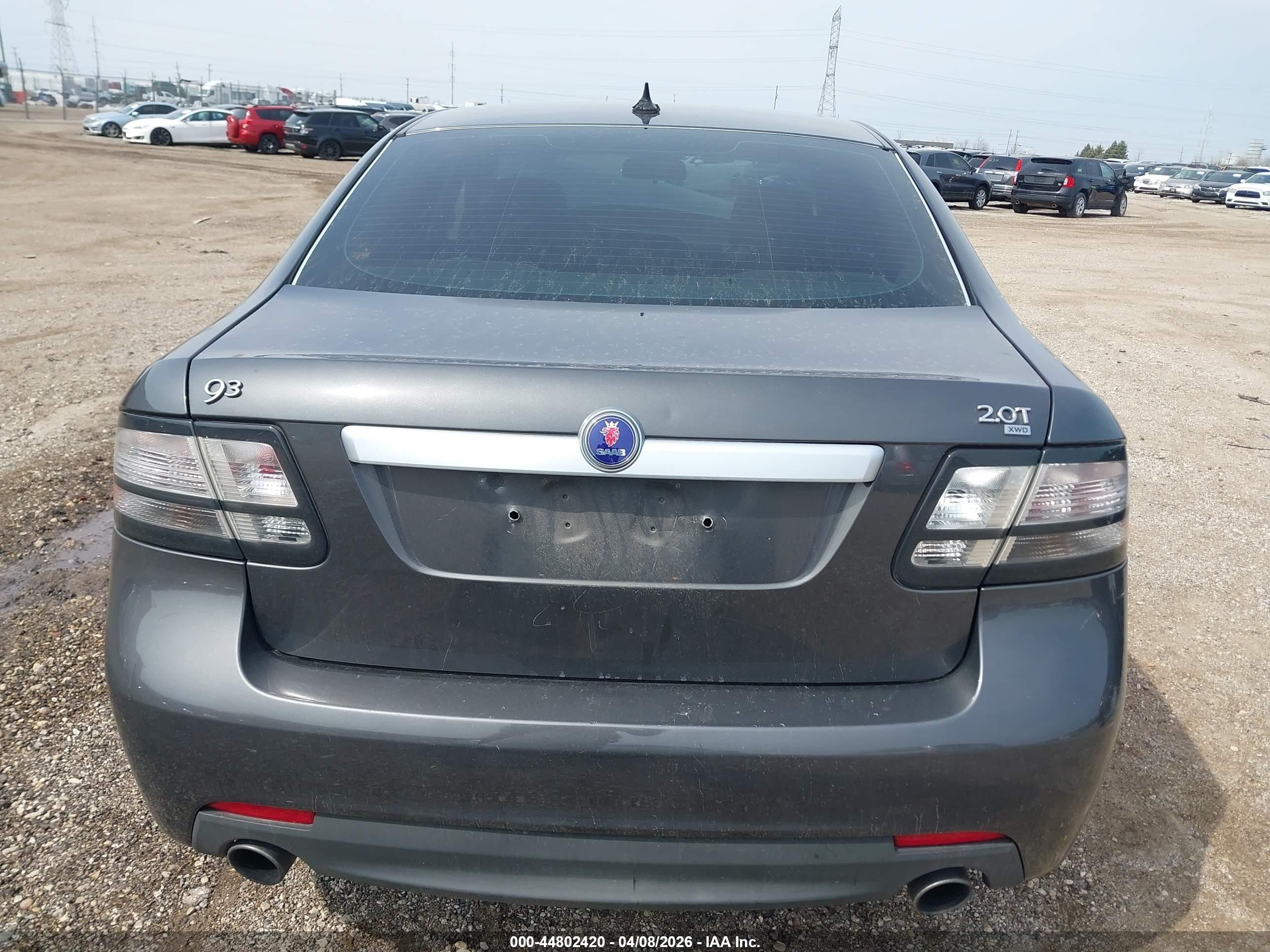 2010 Saab 9-3   Серый vin: YS3FA4BY2A1618295