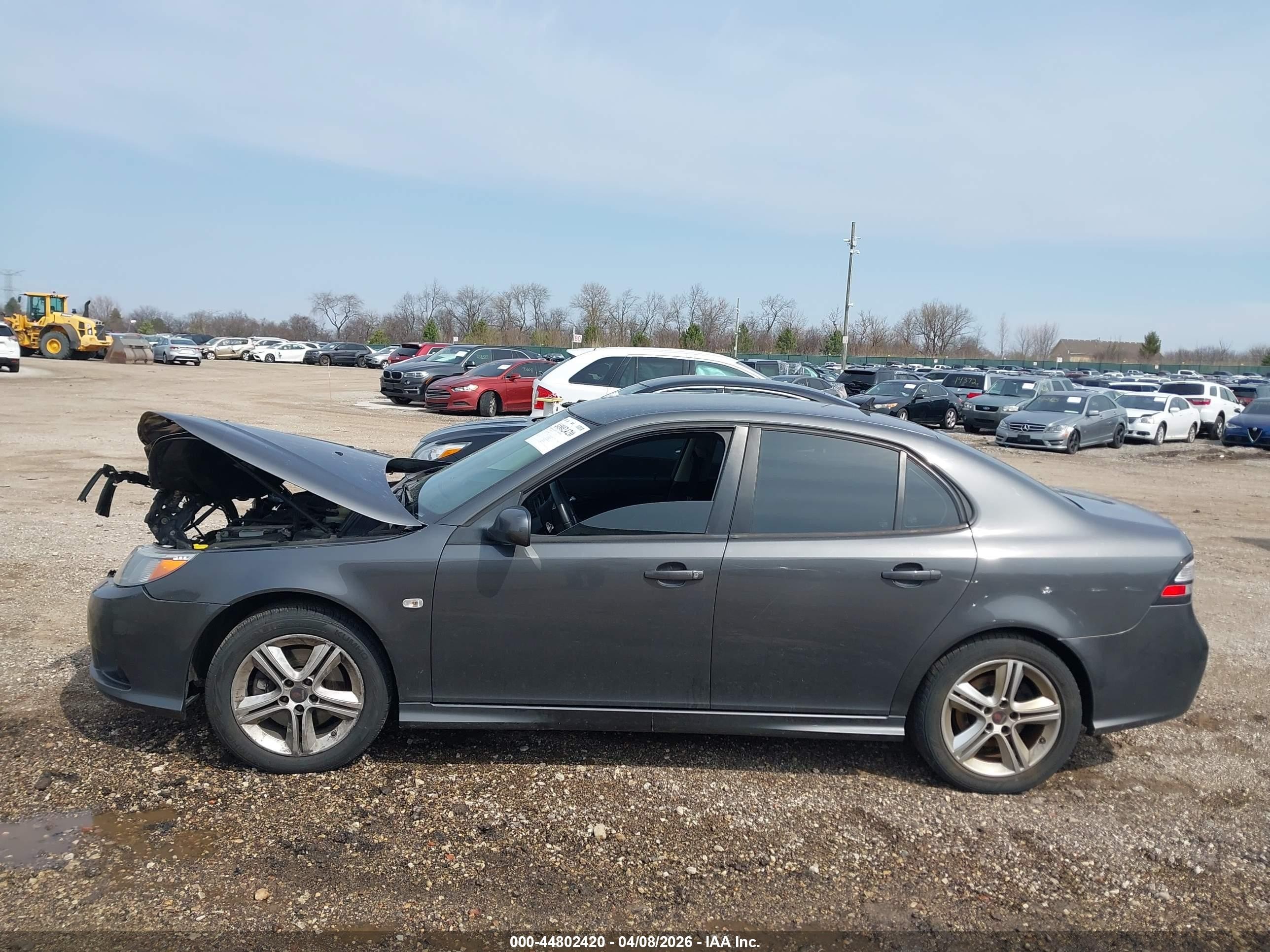 2010 Saab 9-3   Серый vin: YS3FA4BY2A1618295