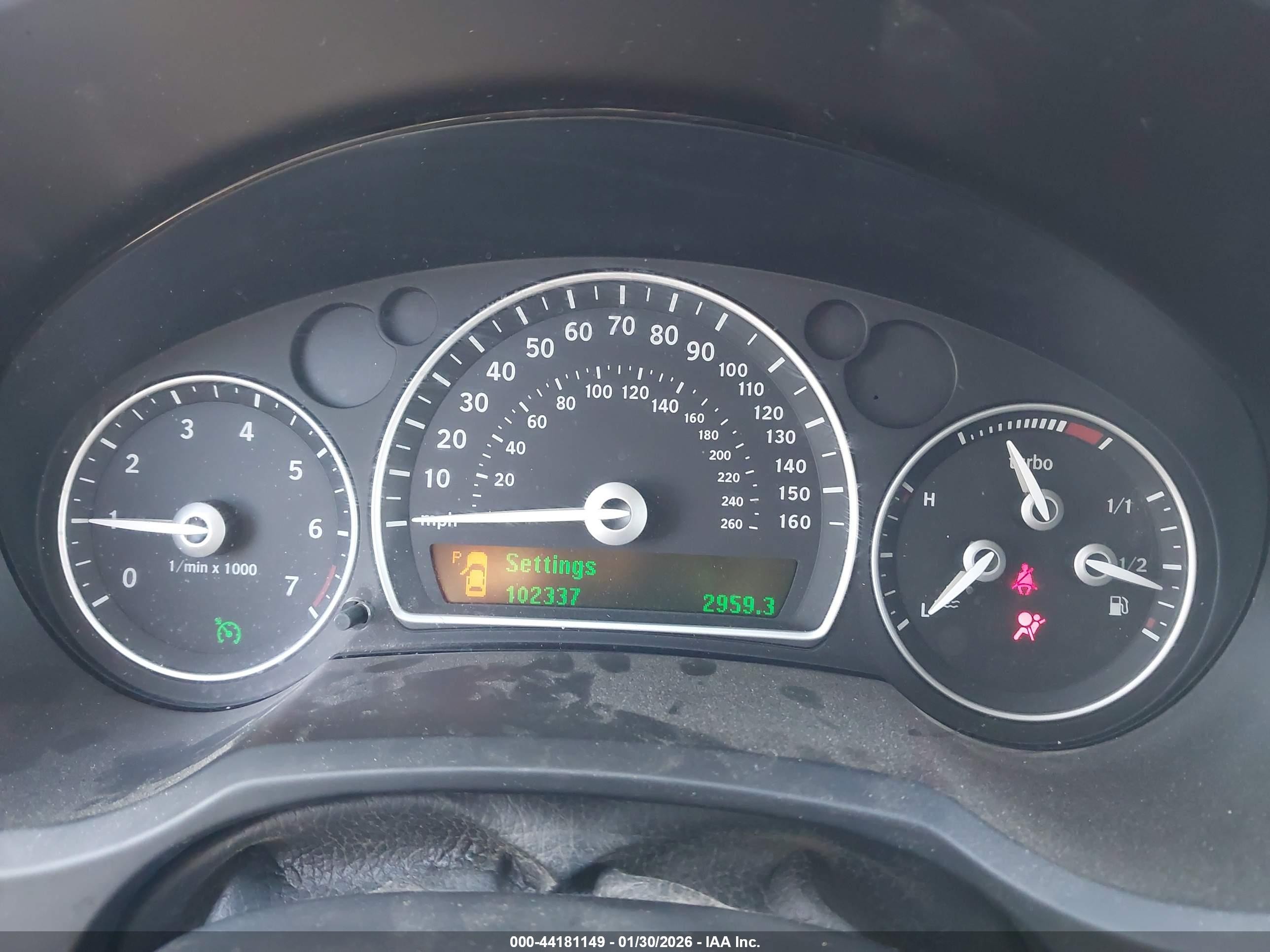 2010 Saab 9-3   Black vin: YS3FA4BY3A1610268
