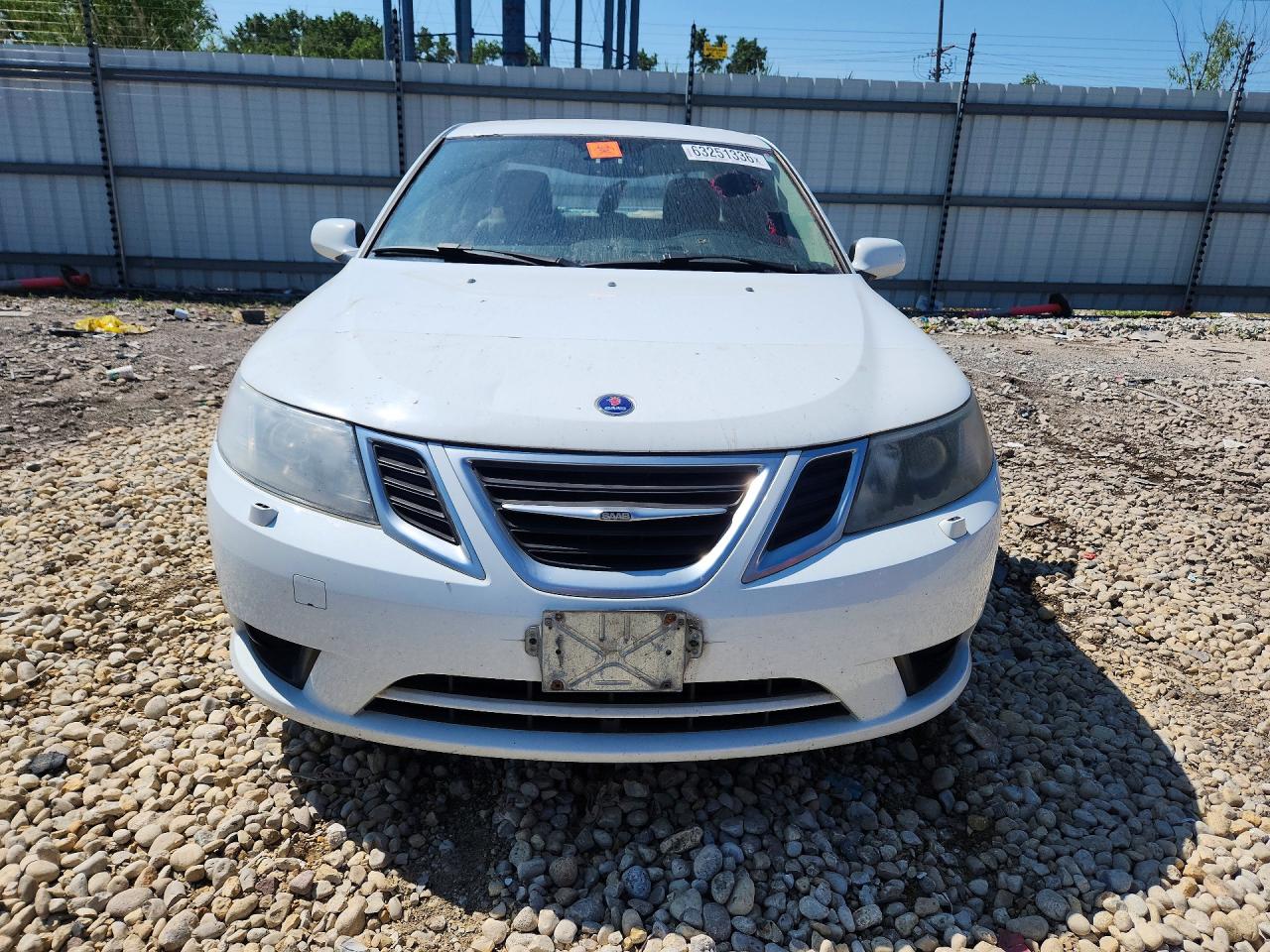 2010 Saab 9-3 2.0t White vin: YS3FA4BY4A1610490