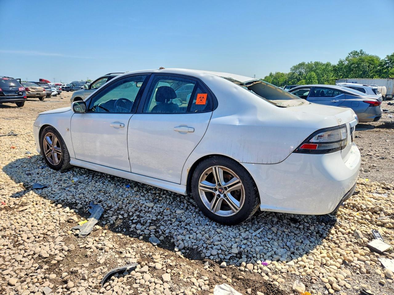 2010 Saab 9-3 2.0t White vin: YS3FA4BY4A1610490