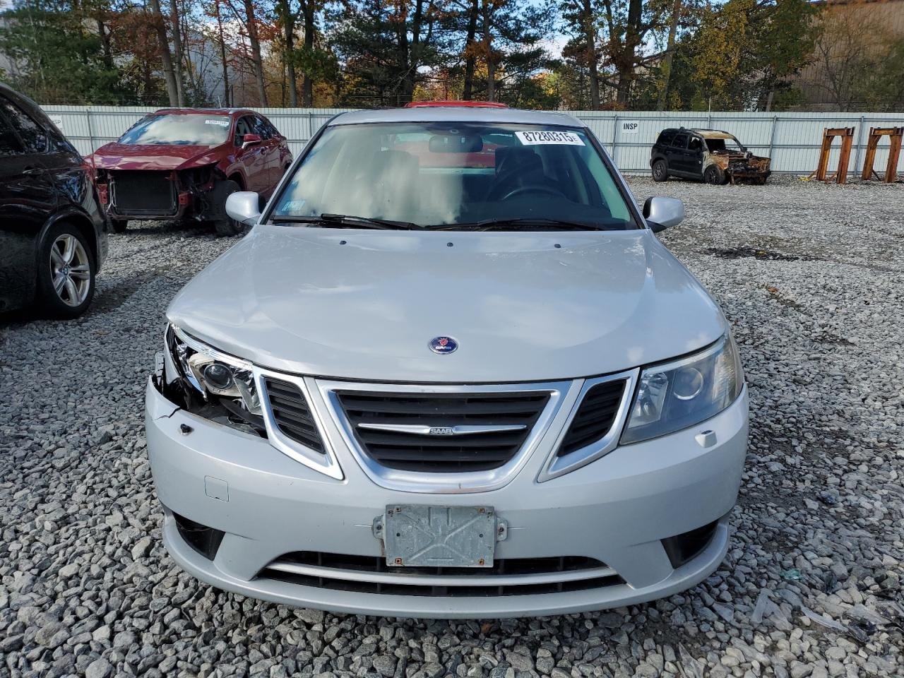 2010 Saab 9-3 2.0t Silver vin: YS3FA4BY7A1618762