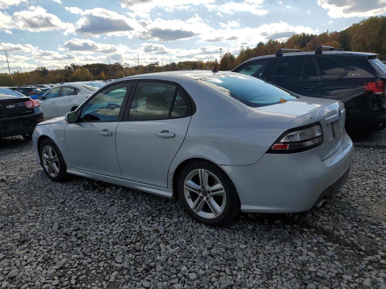 2010 Saab 9-3 2.0t Silver vin: YS3FA4BY7A1618762