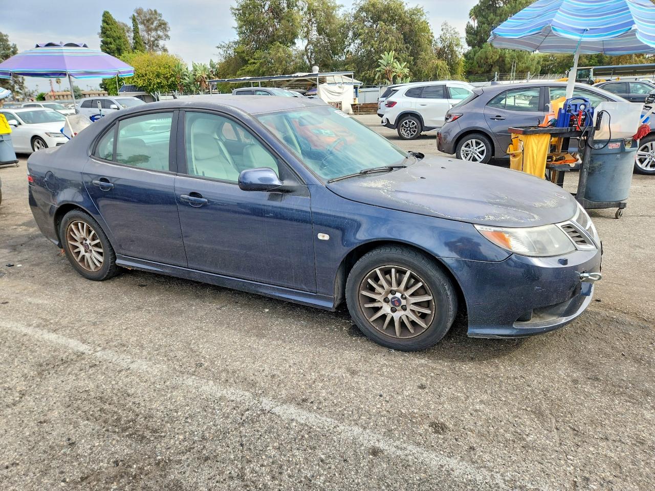 2010 Saab 9-3 2.0t Синий vin: YS3FA4CY2A1610633