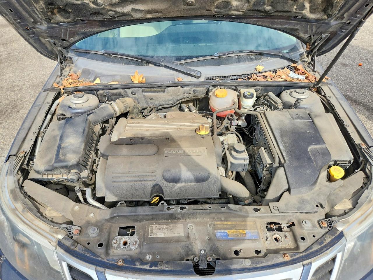 2010 Saab 9-3 2.0t Синий vin: YS3FA4CY2A1610633
