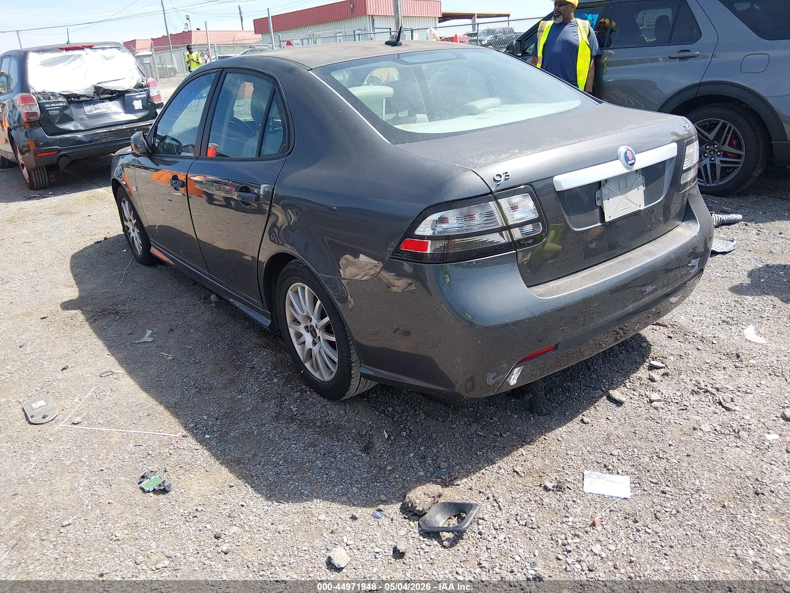 2010 Saab 9-3   Серый vin: YS3FA4CY3A1611421