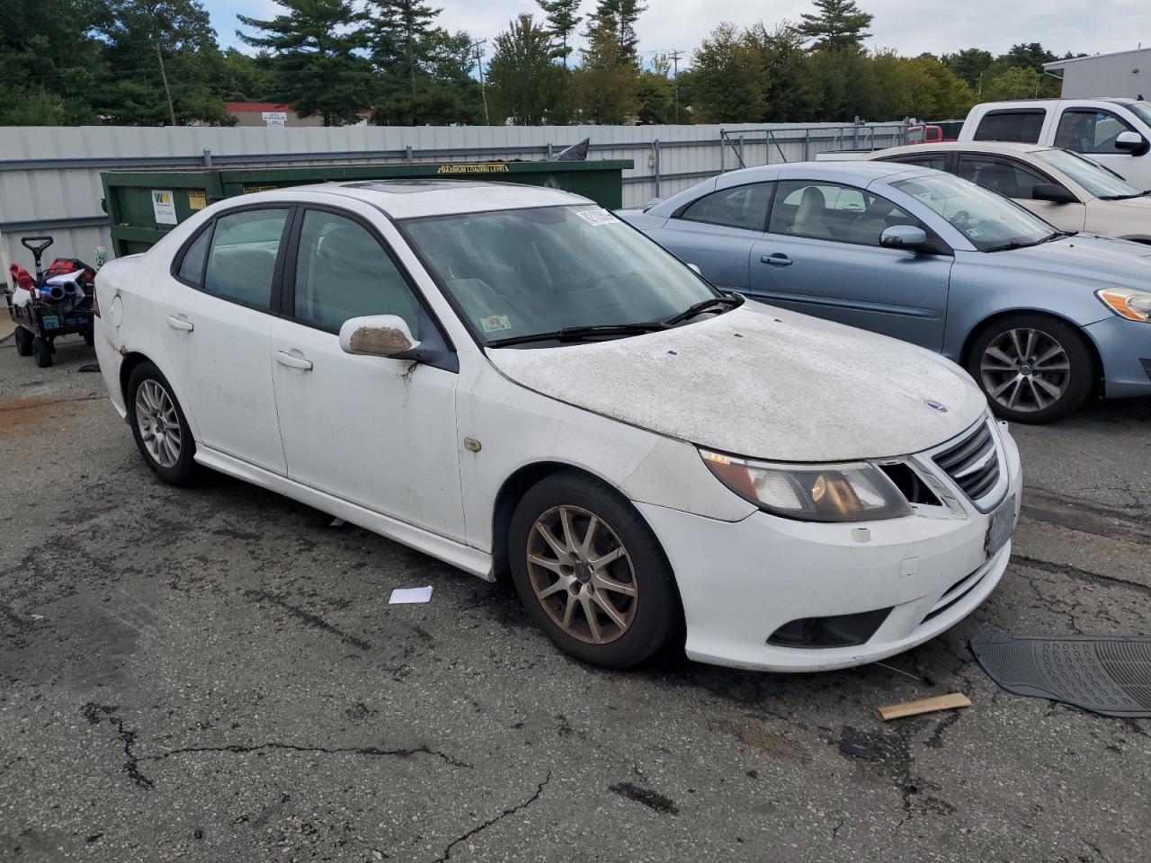 2010 Saab 9-3 2.0t White vin: YS3FA4CY3A1613895