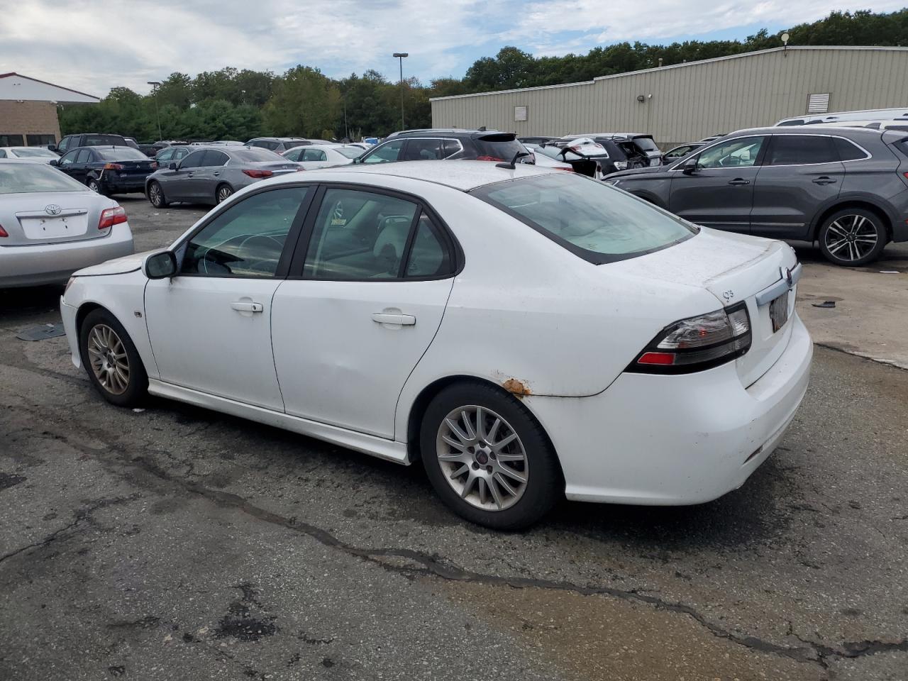 2010 Saab 9-3 2.0t White vin: YS3FA4CY3A1613895
