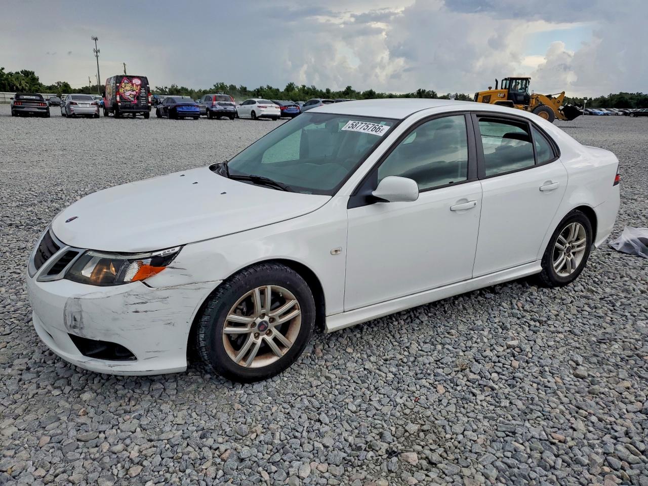 2011 Saab 9-3 2.0t White vin: YS3FA4CY4B1310089