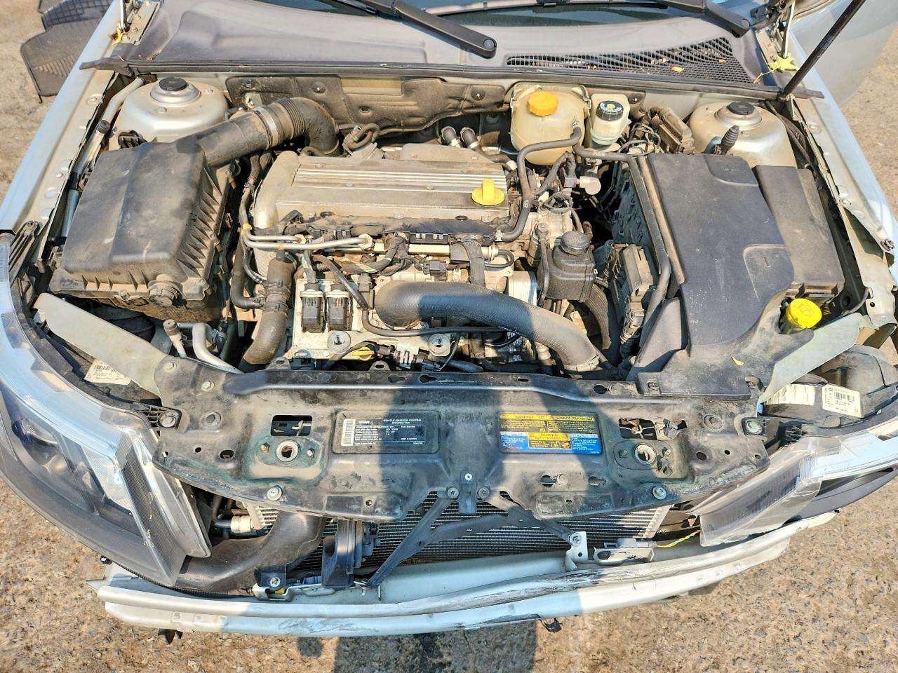 2011 Saab 9-3 2.0t Серебряный vin: YS3FA4CY5B1313857