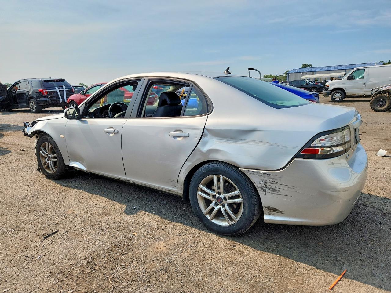 2011 Saab 9-3 2.0t Серебряный vin: YS3FA4CY5B1313857