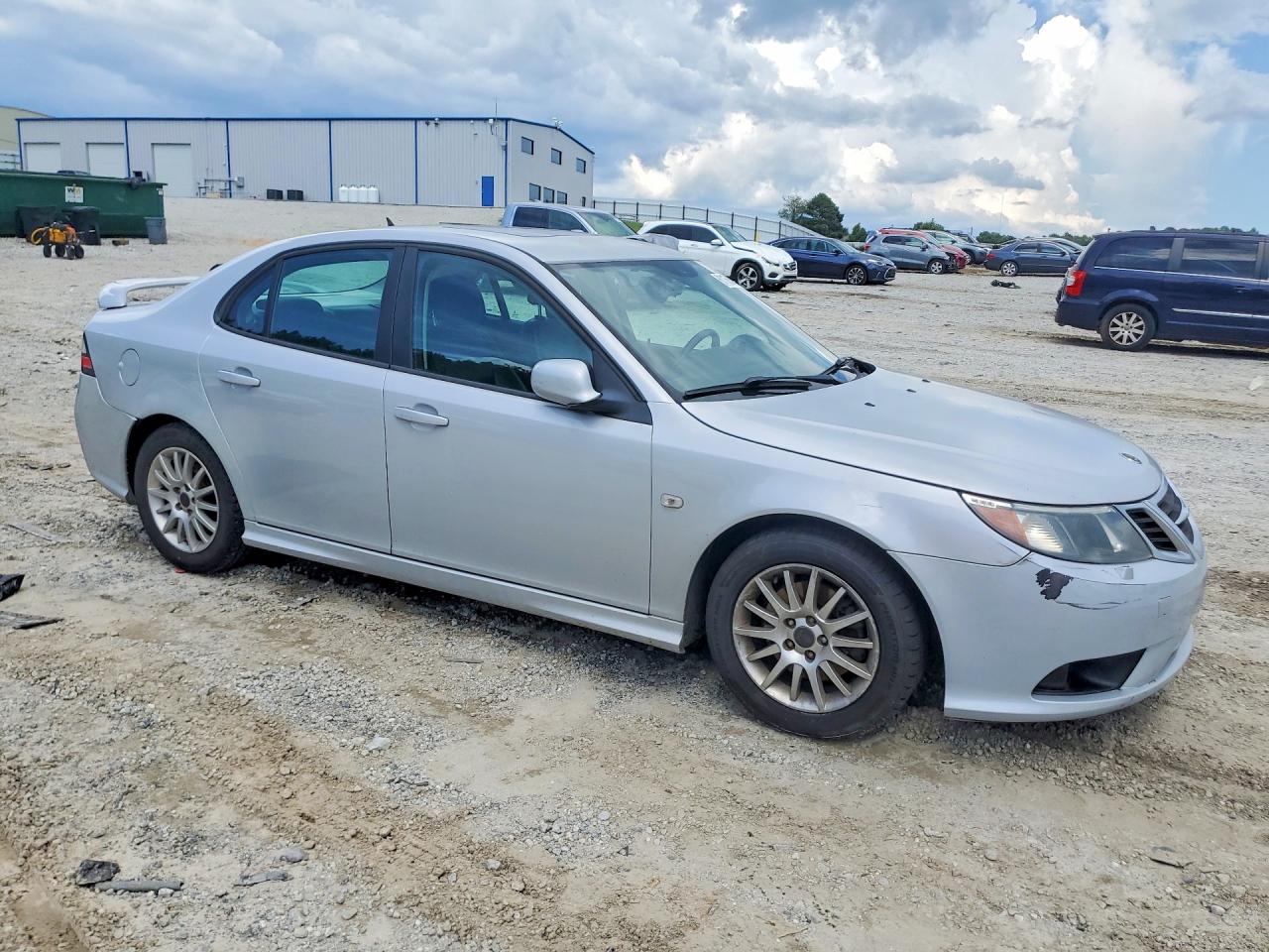 2010 Saab 9-3 2.0t Серебряный vin: YS3FA4CY6A1616631
