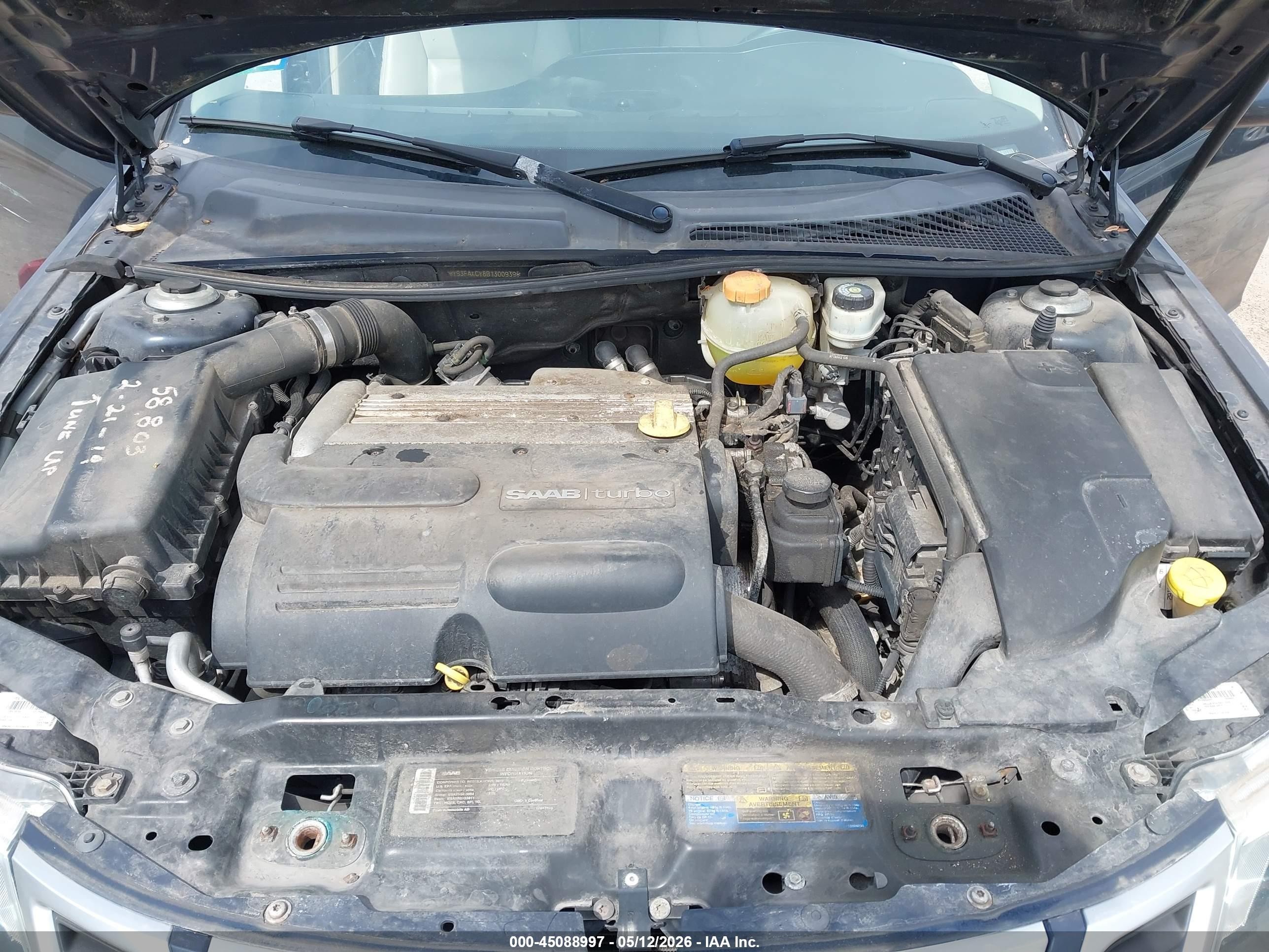 2011 Saab 9-3   Blue vin: YS3FA4CY8B1300939