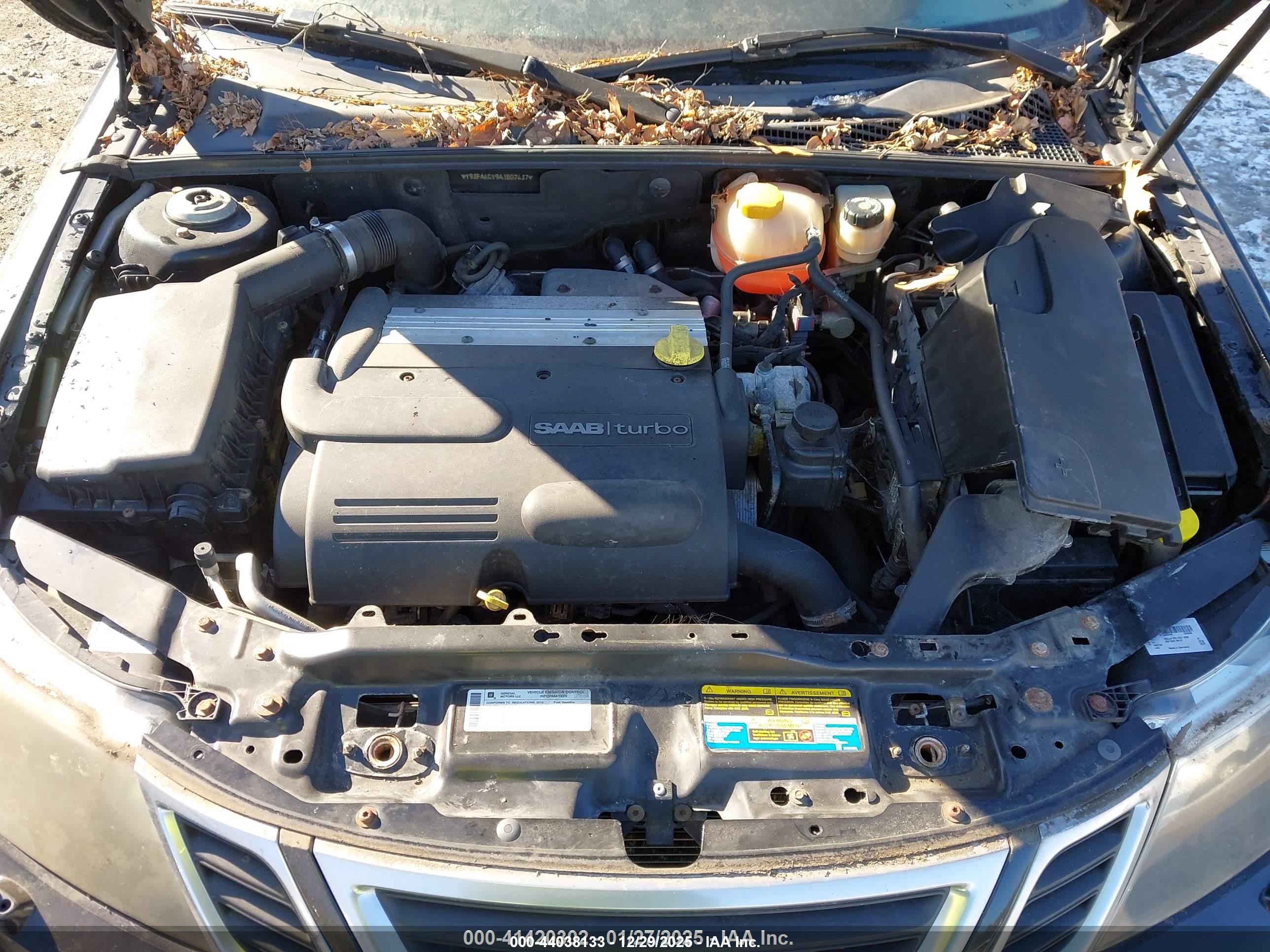 2010 Saab 9-3   Black vin: YS3FA4CY9A1607437