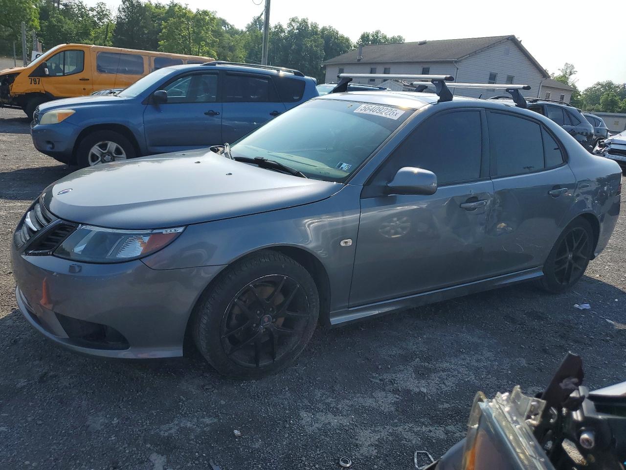 2010 Saab 9-3 2.0t Silver vin: YS3FA4MY7A1608682