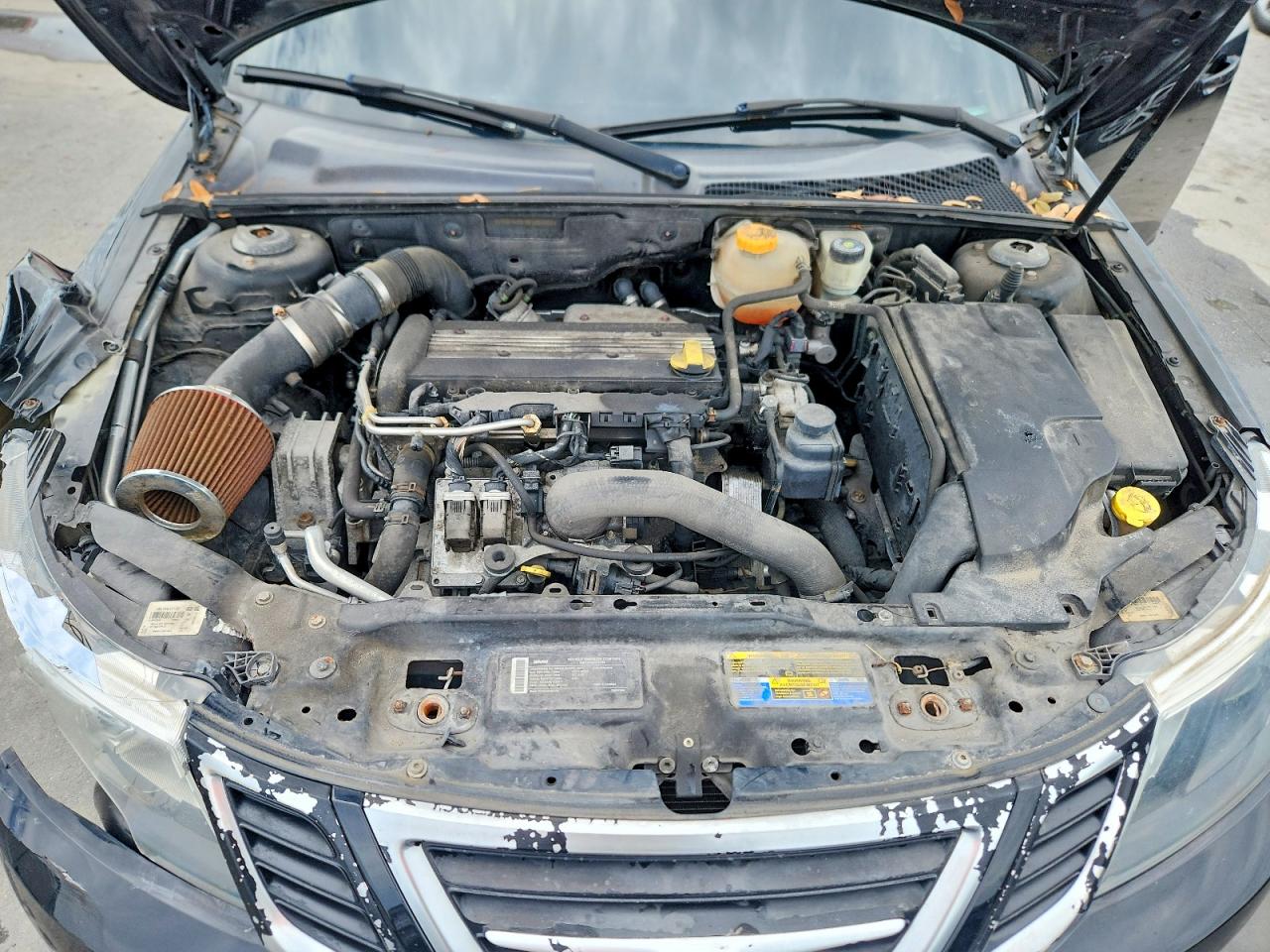2011 Saab 9-3 2.0t Черный vin: YS3FA4MYXB1307860