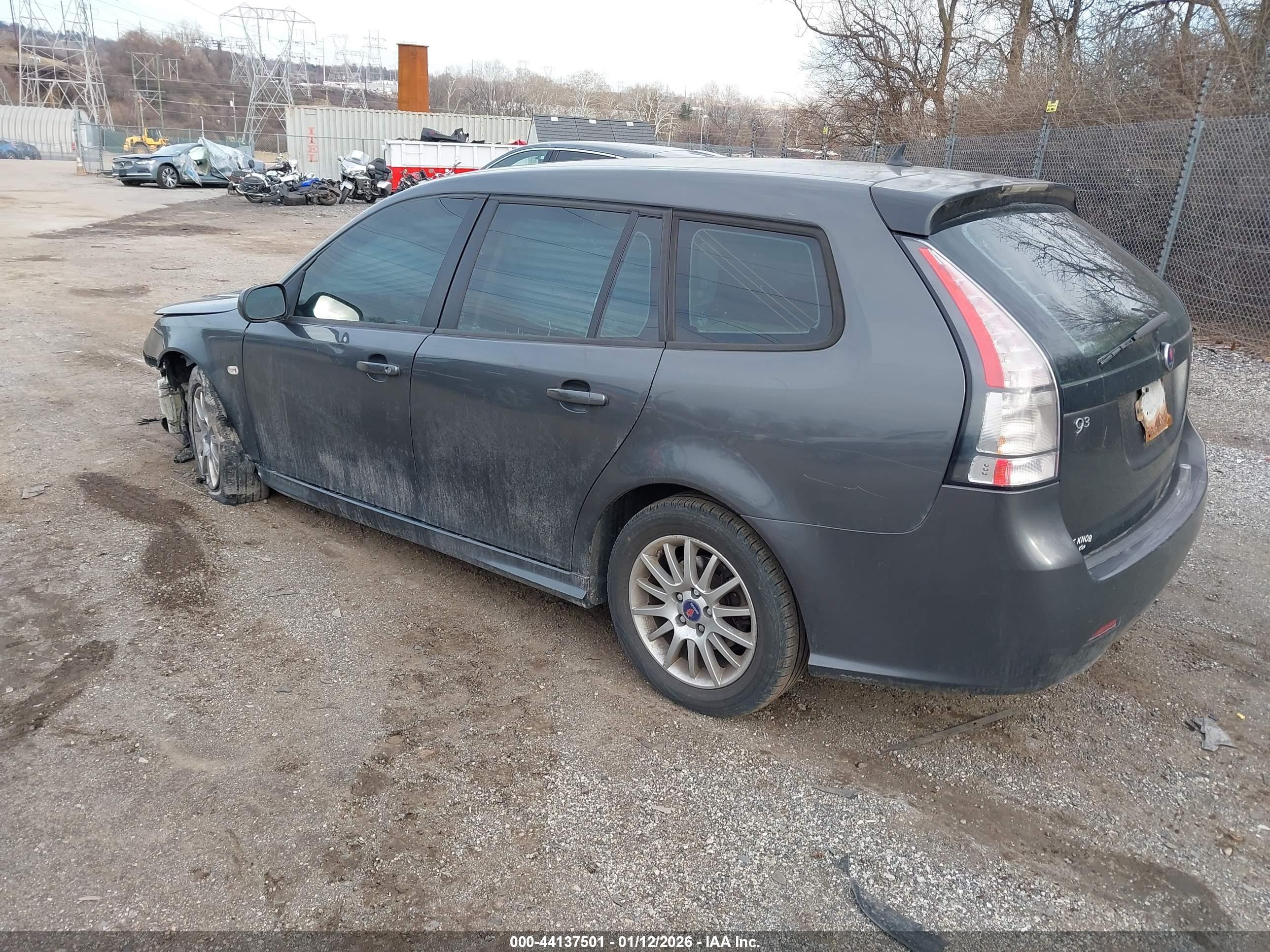 2010 Saab 9-3   Серый vin: YS3FA5CY2A1612078