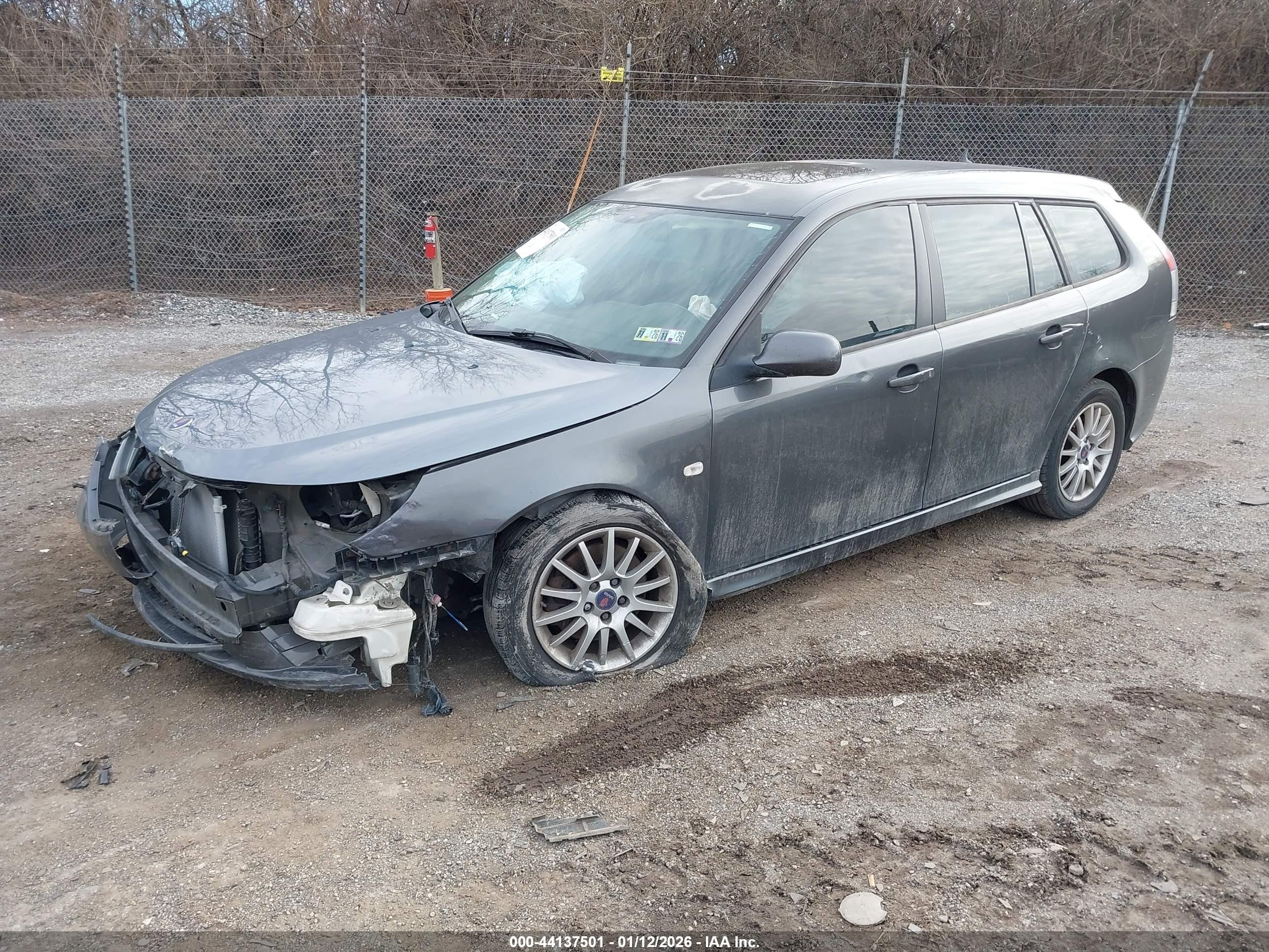 2010 Saab 9-3   Серый vin: YS3FA5CY2A1612078
