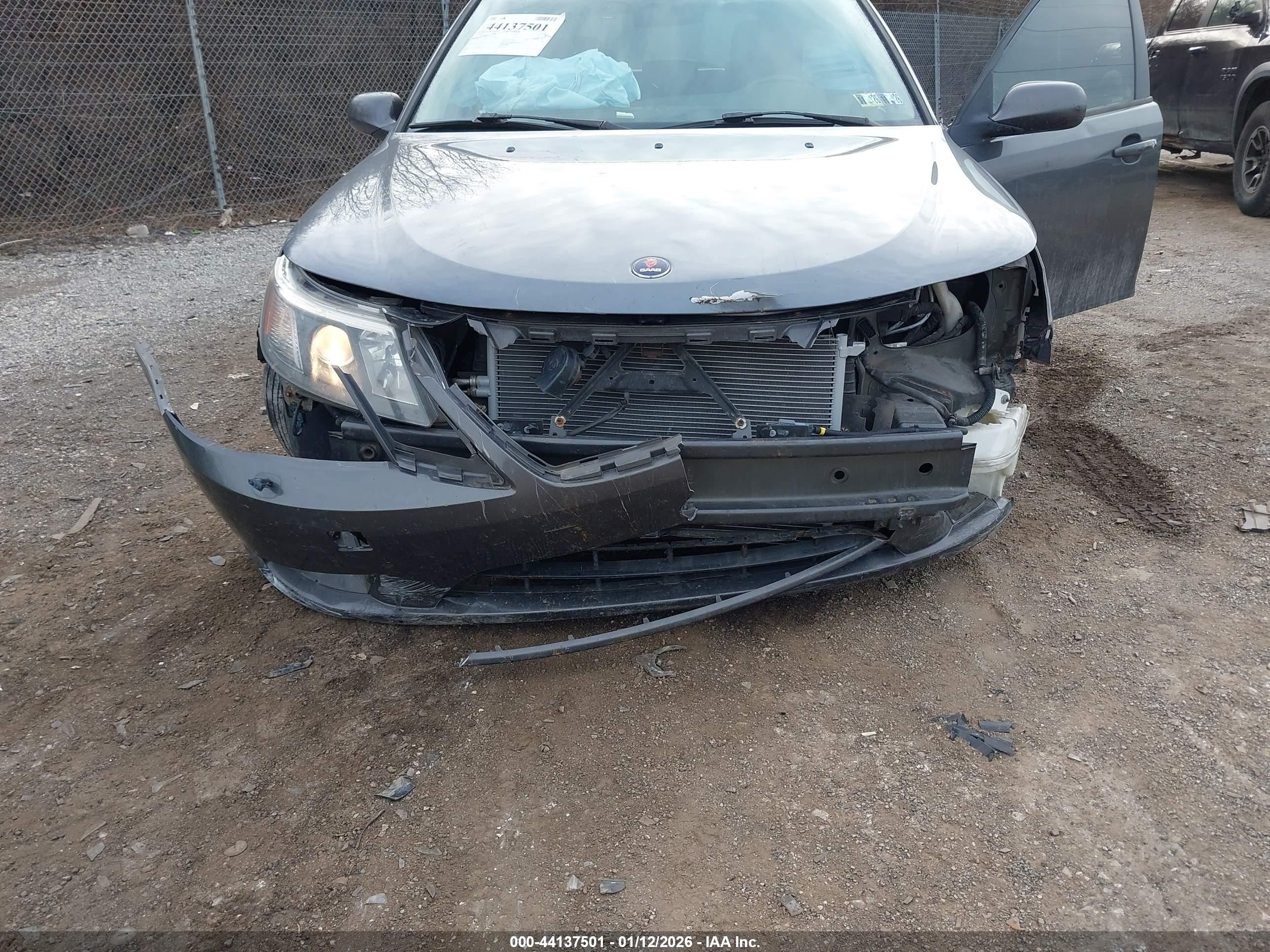 2010 Saab 9-3   Серый vin: YS3FA5CY2A1612078