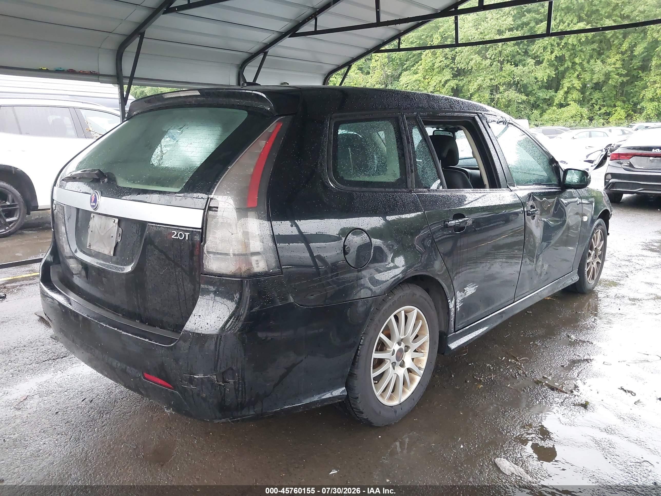 2010 Saab 9-3   Черный vin: YS3FA5CY9A1613874