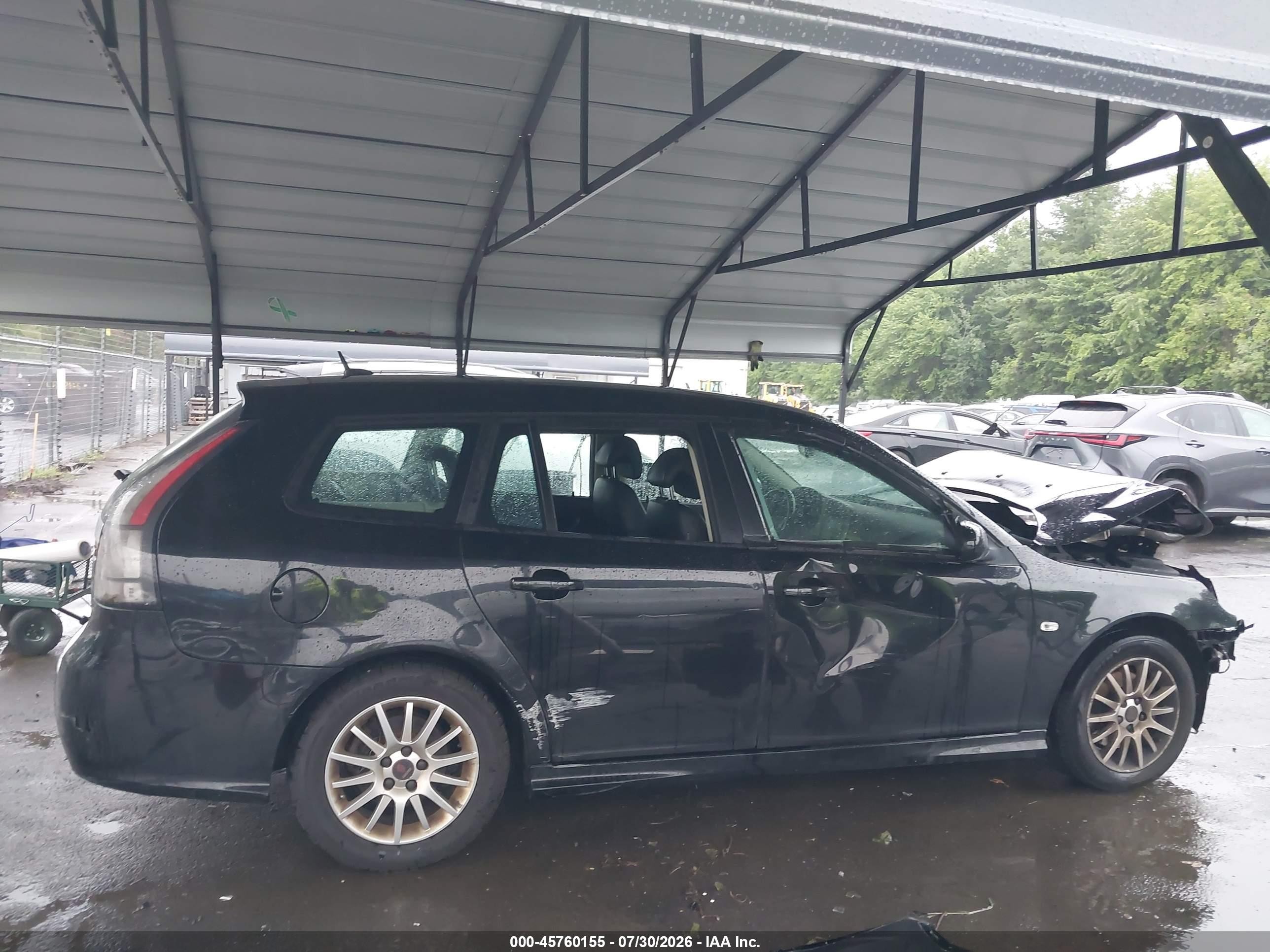 2010 Saab 9-3   Черный vin: YS3FA5CY9A1613874