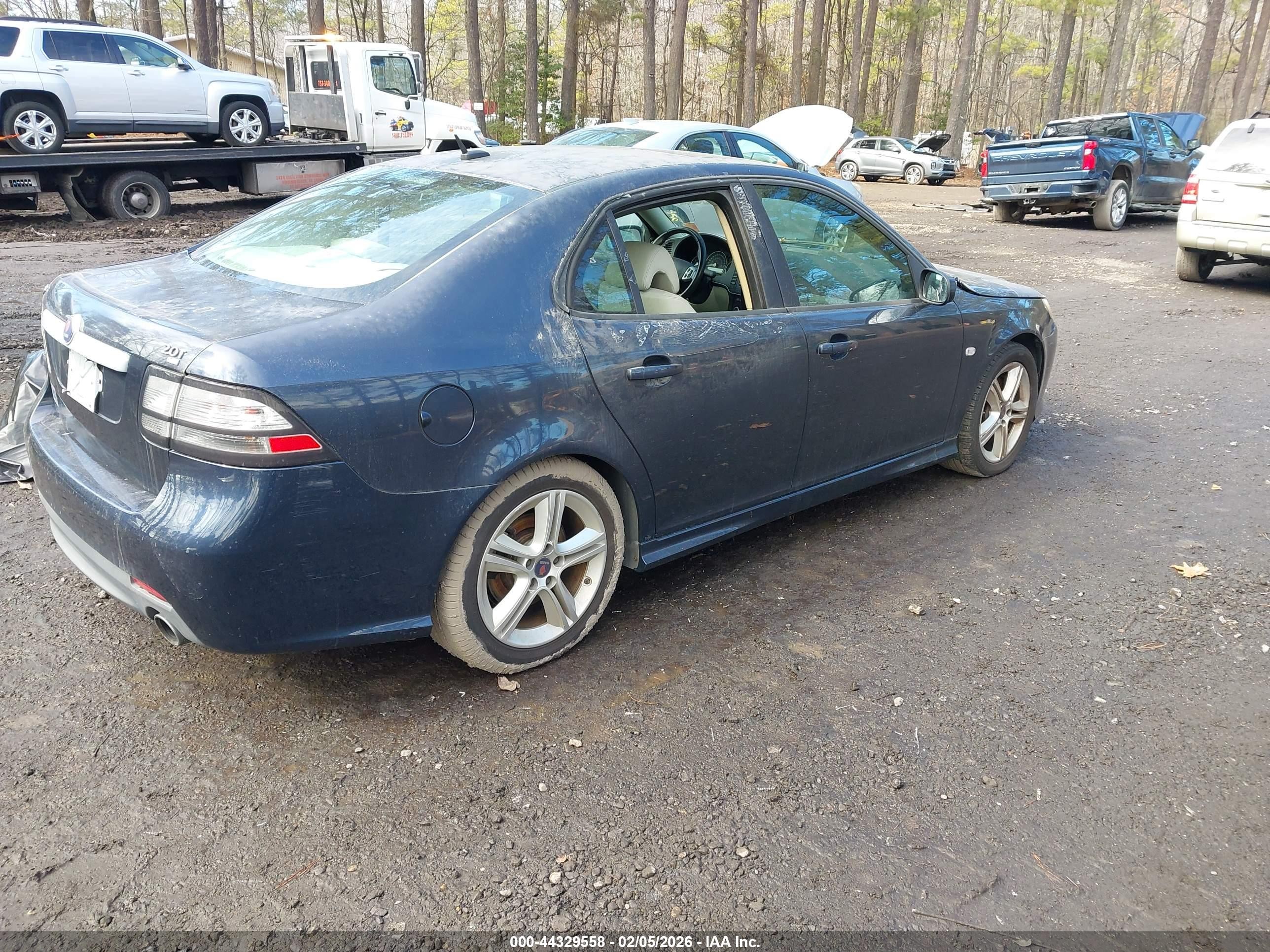 2009 Saab 9-3 2.0t Blue vin: YS3FB42Y091014401