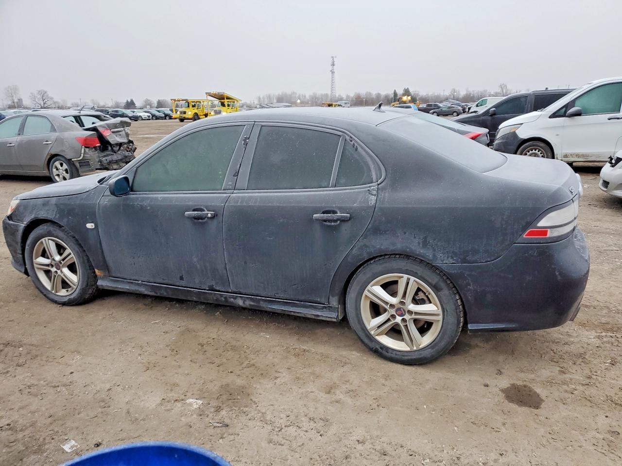 2009 Saab 9-3 2.0t Черный vin: YS3FB42Y091025253