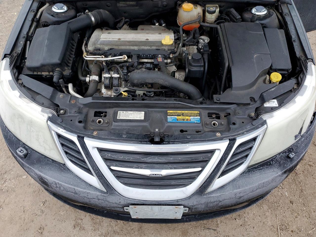 2009 Saab 9-3 2.0t Черный vin: YS3FB42Y091025253
