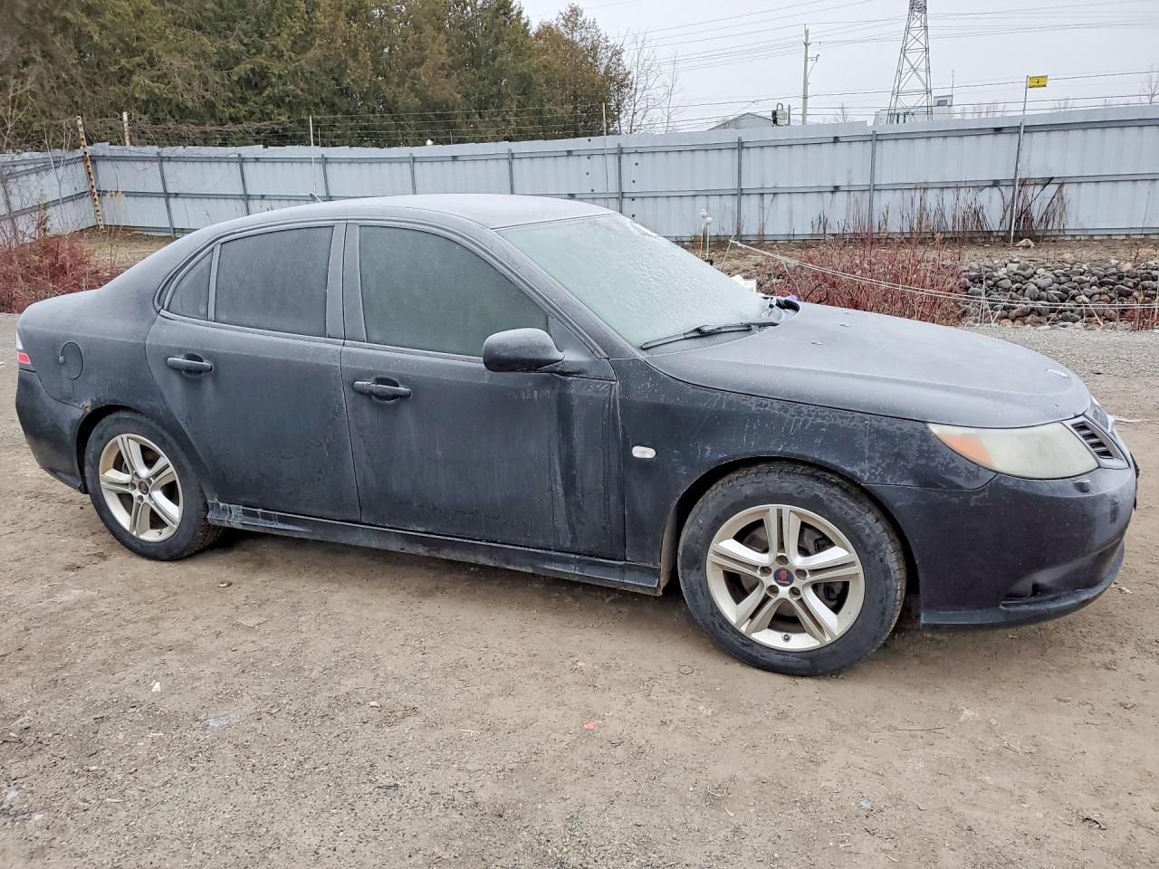 2009 Saab 9-3 2.0t Черный vin: YS3FB42Y091025253