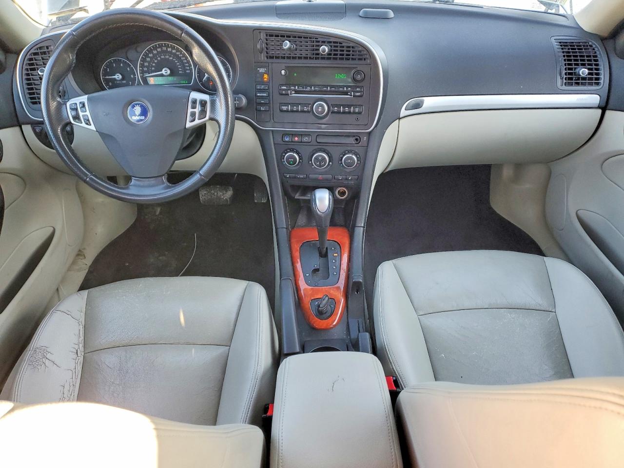 2009 Saab 9-3 2.0t Кремовый vin: YS3FB42Y791015156