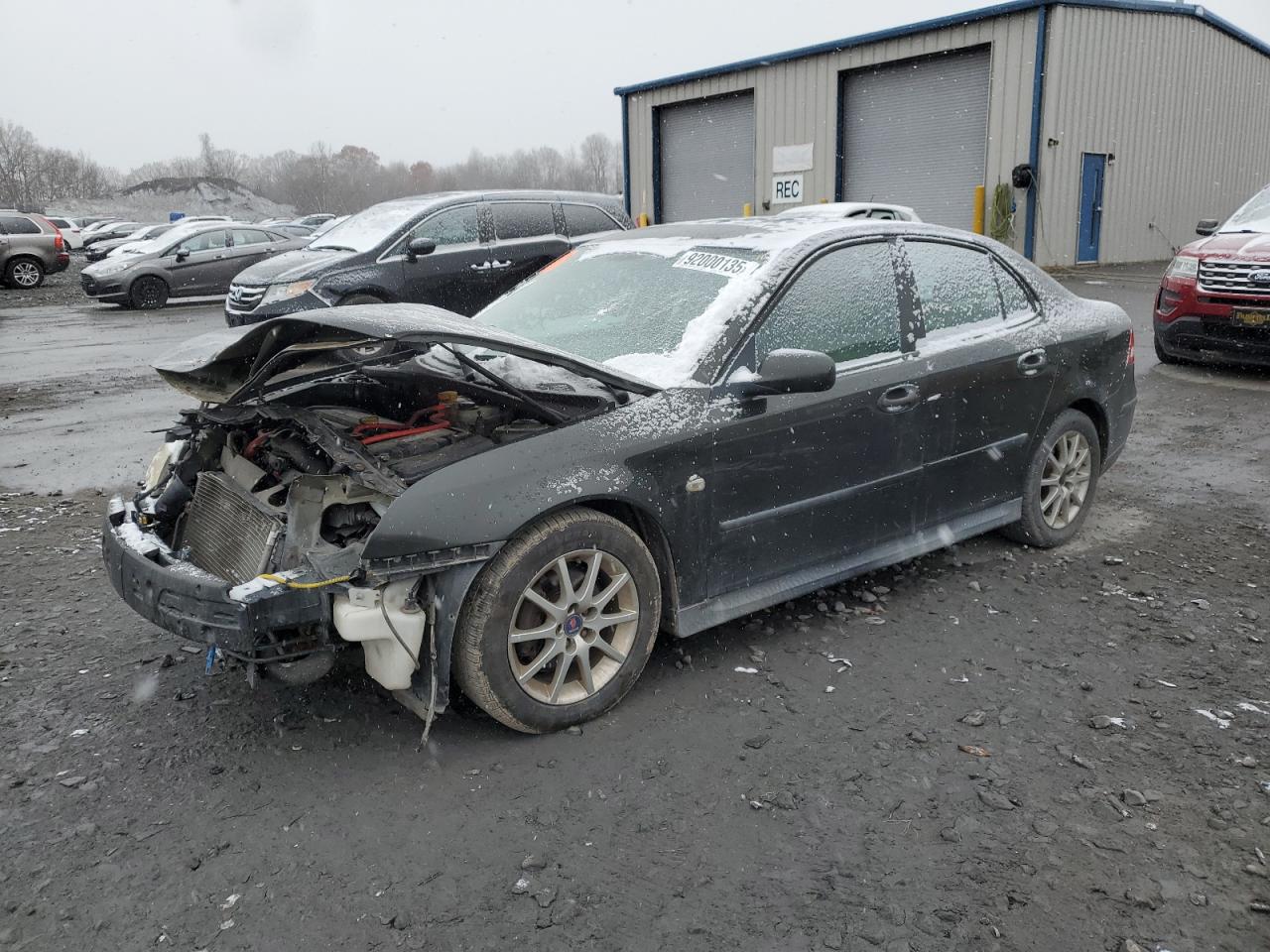 2003 Saab 9-3 Linear Black vin: YS3FB45S031054296