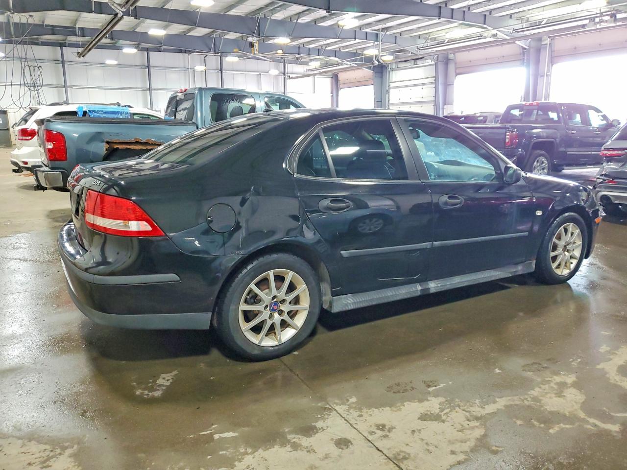 2003 Saab 9-3 Linear Black vin: YS3FB45S031054833