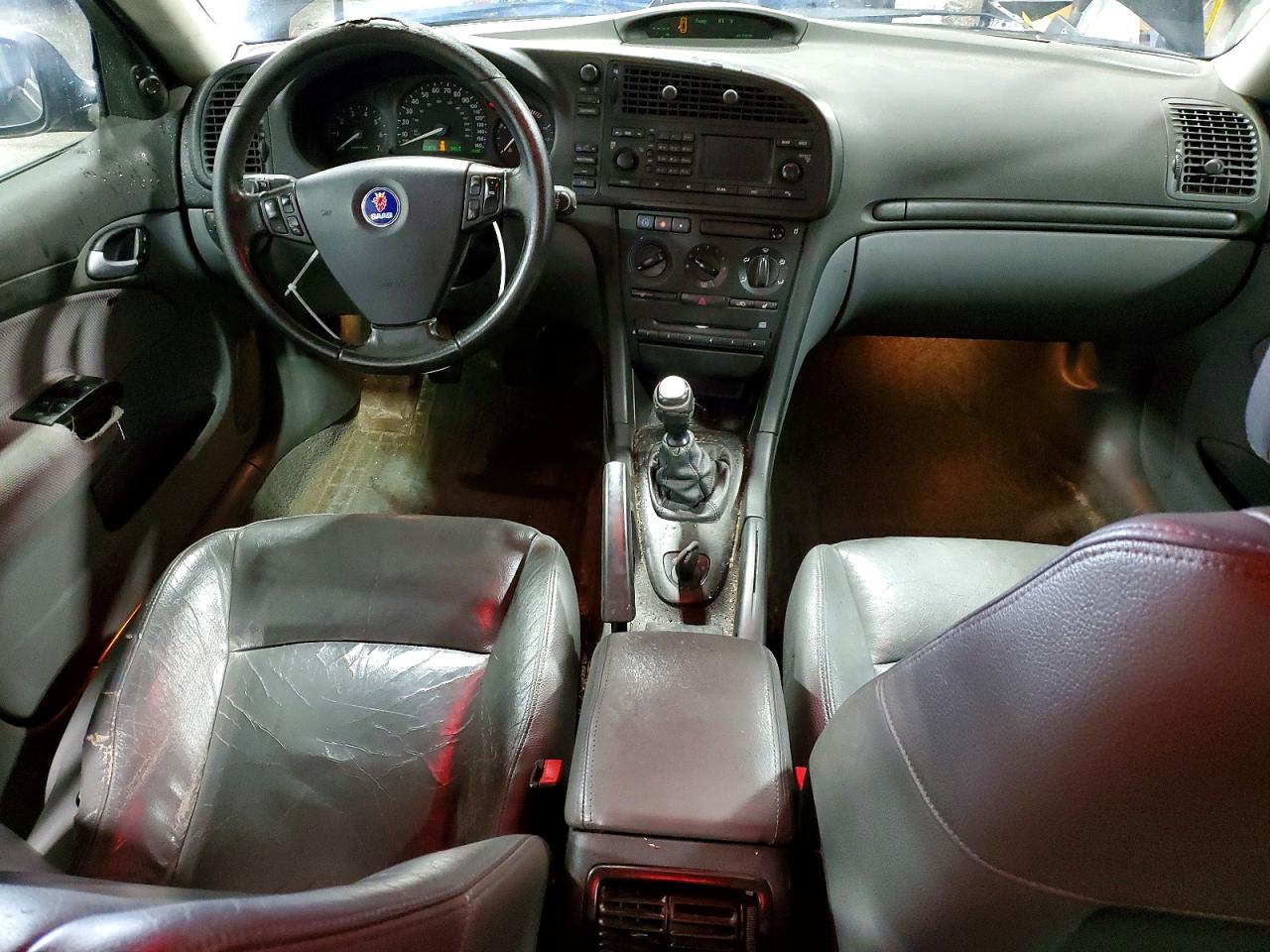 2003 Saab 9-3 Linear Black vin: YS3FB45S031054833