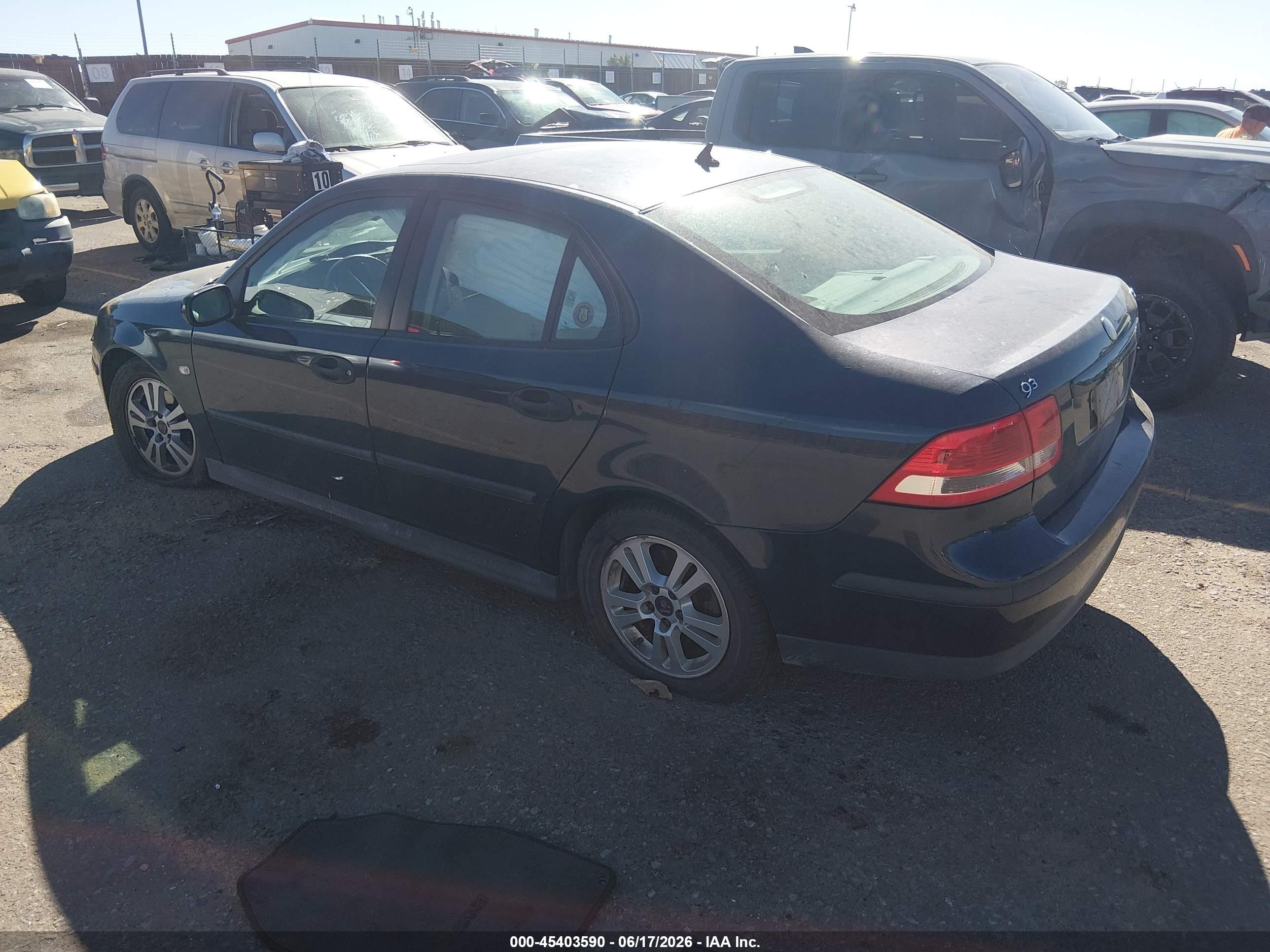 2005 Saab 9-3 Linear Dark Blue vin: YS3FB45S151026073