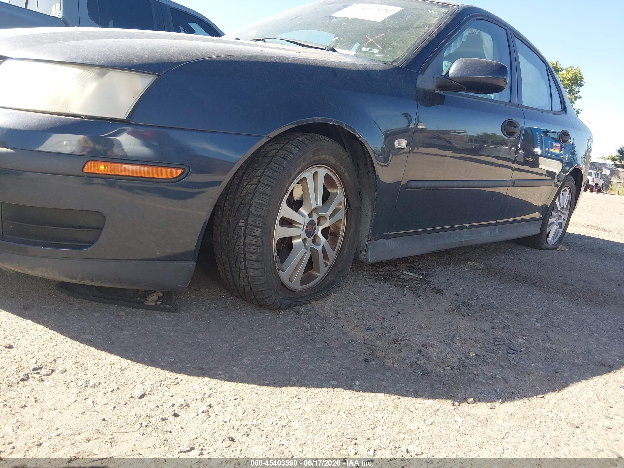 2005 Saab 9-3 Linear Dark Blue vin: YS3FB45S151026073
