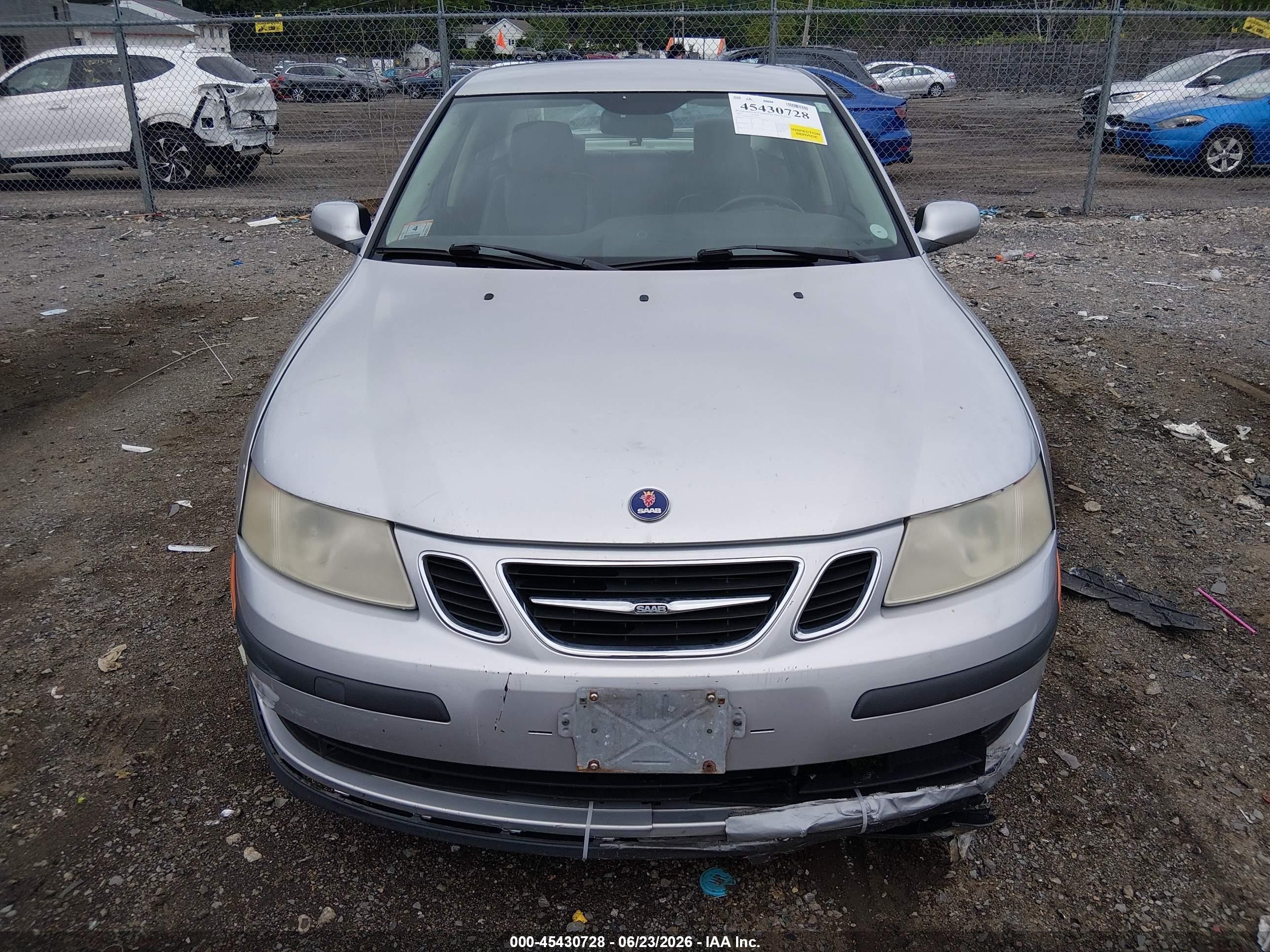 2005 Saab 9-3 Linear Silver vin: YS3FB45S551028134