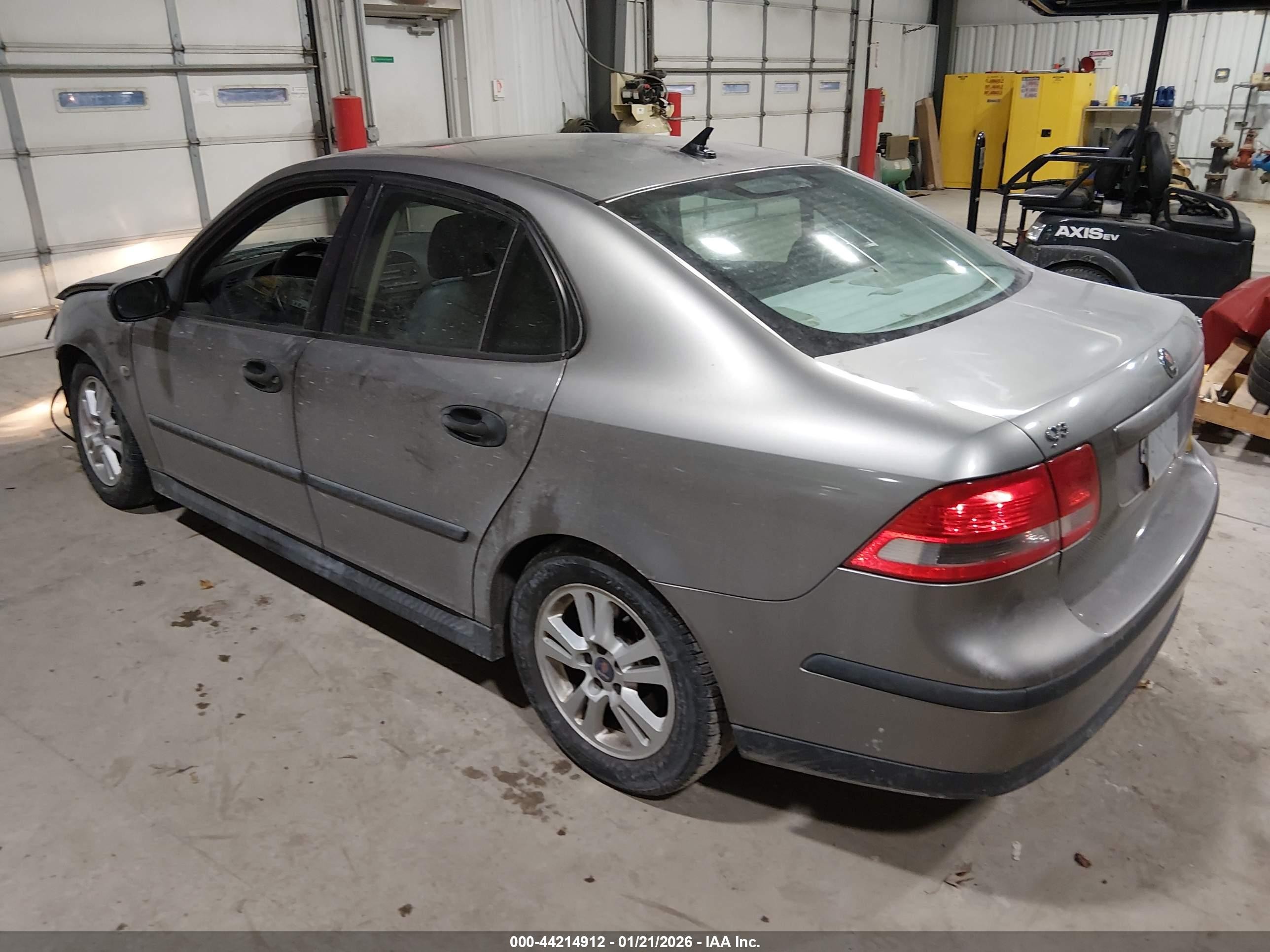 2005 Saab 9-3 Linear Silver vin: YS3FB45S651015327