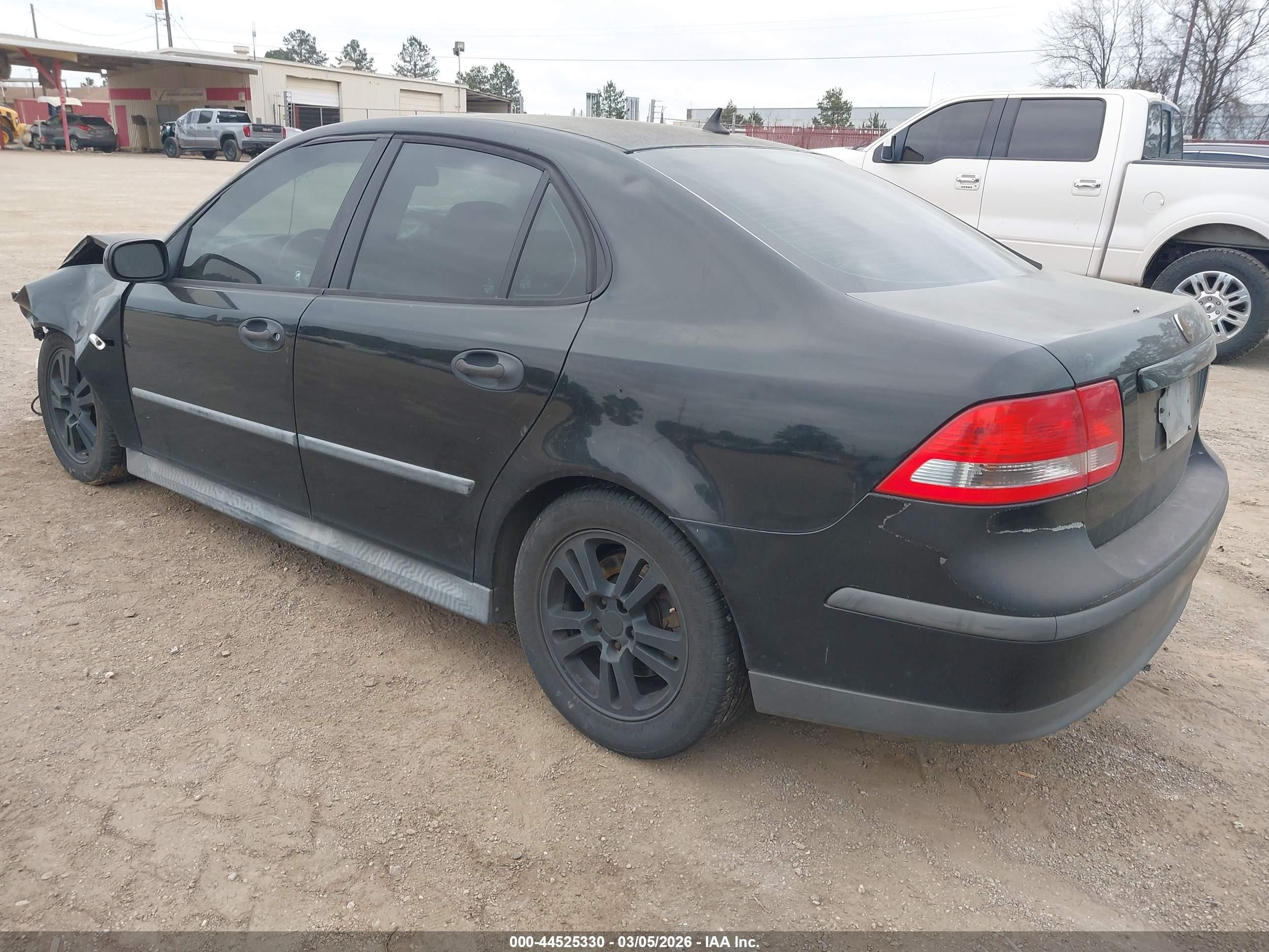2005 Saab 9-3 Linear Black vin: YS3FB45S751038261