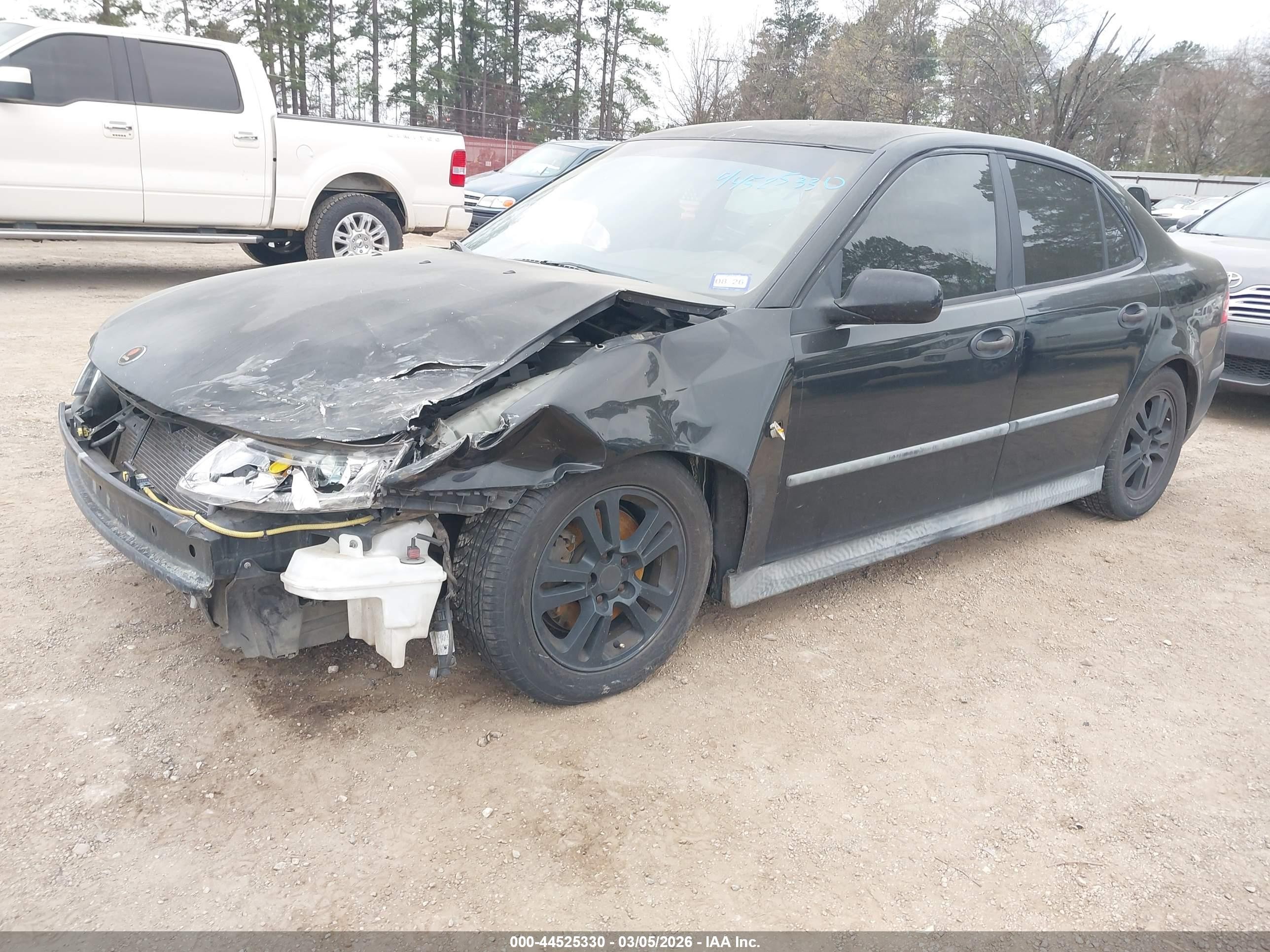 2005 Saab 9-3 Linear Black vin: YS3FB45S751038261