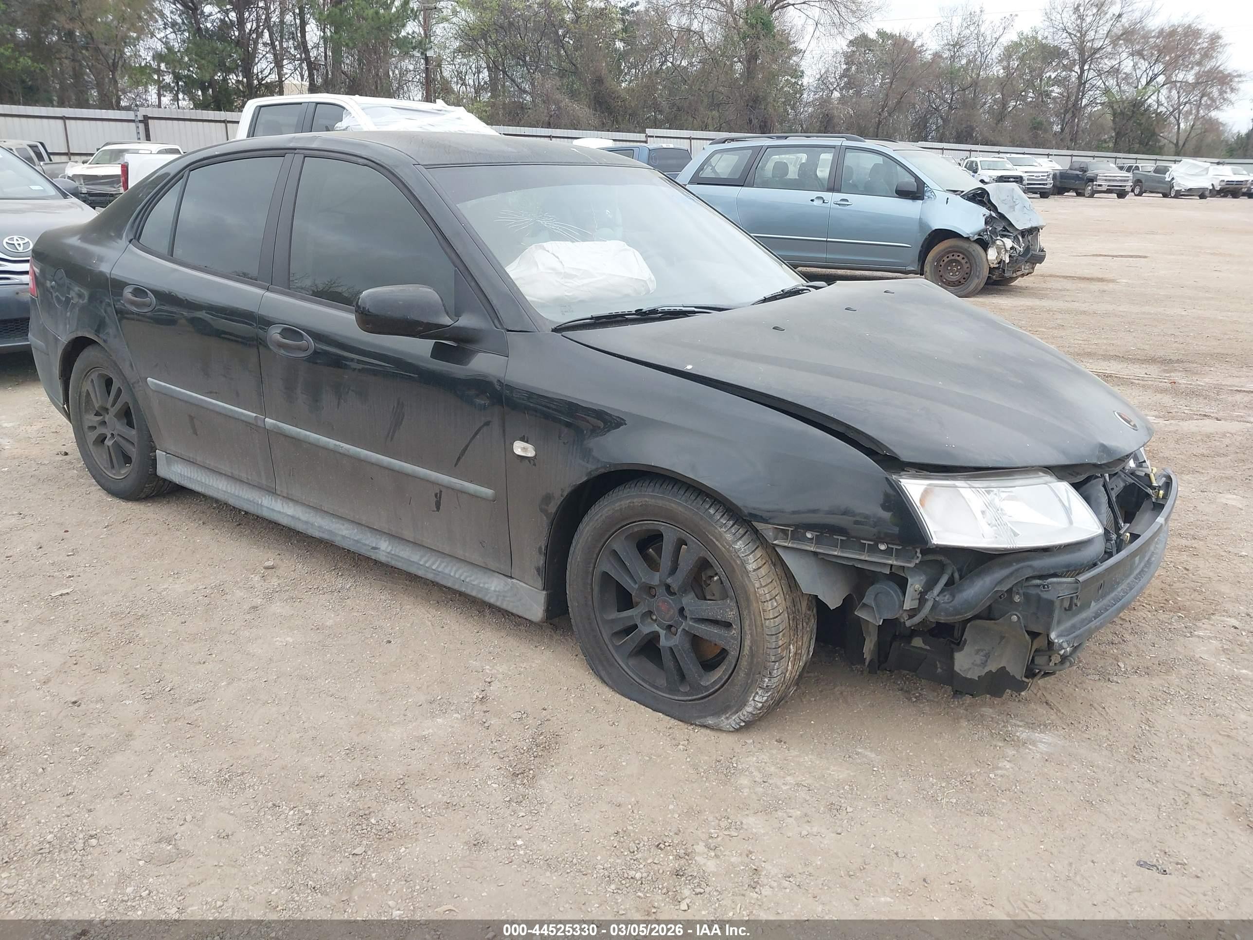 2005 Saab 9-3 Linear Black vin: YS3FB45S751038261