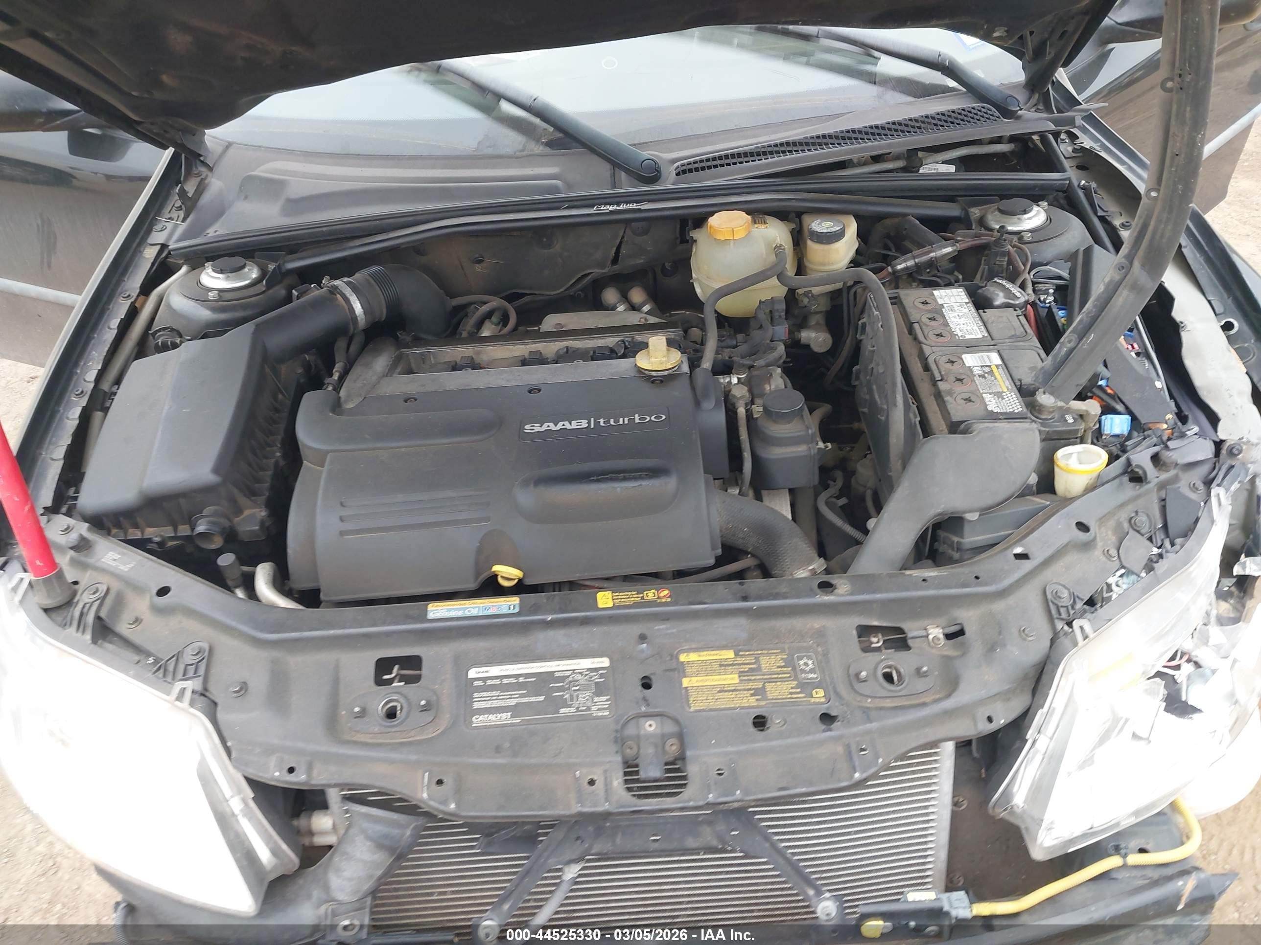 2005 Saab 9-3 Linear Black vin: YS3FB45S751038261