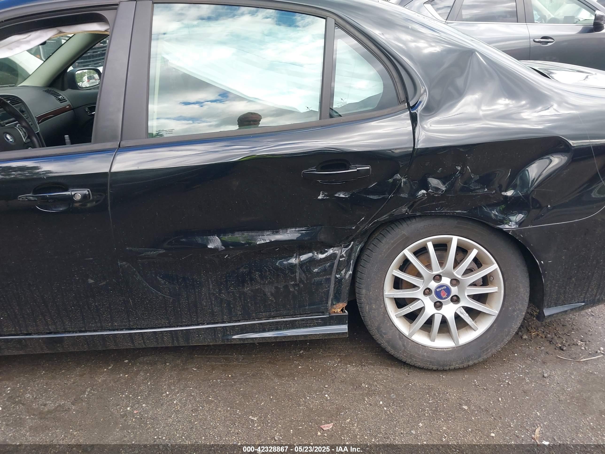 2008 Saab 9-3 2.0t Black vin: YS3FB46Y381015373