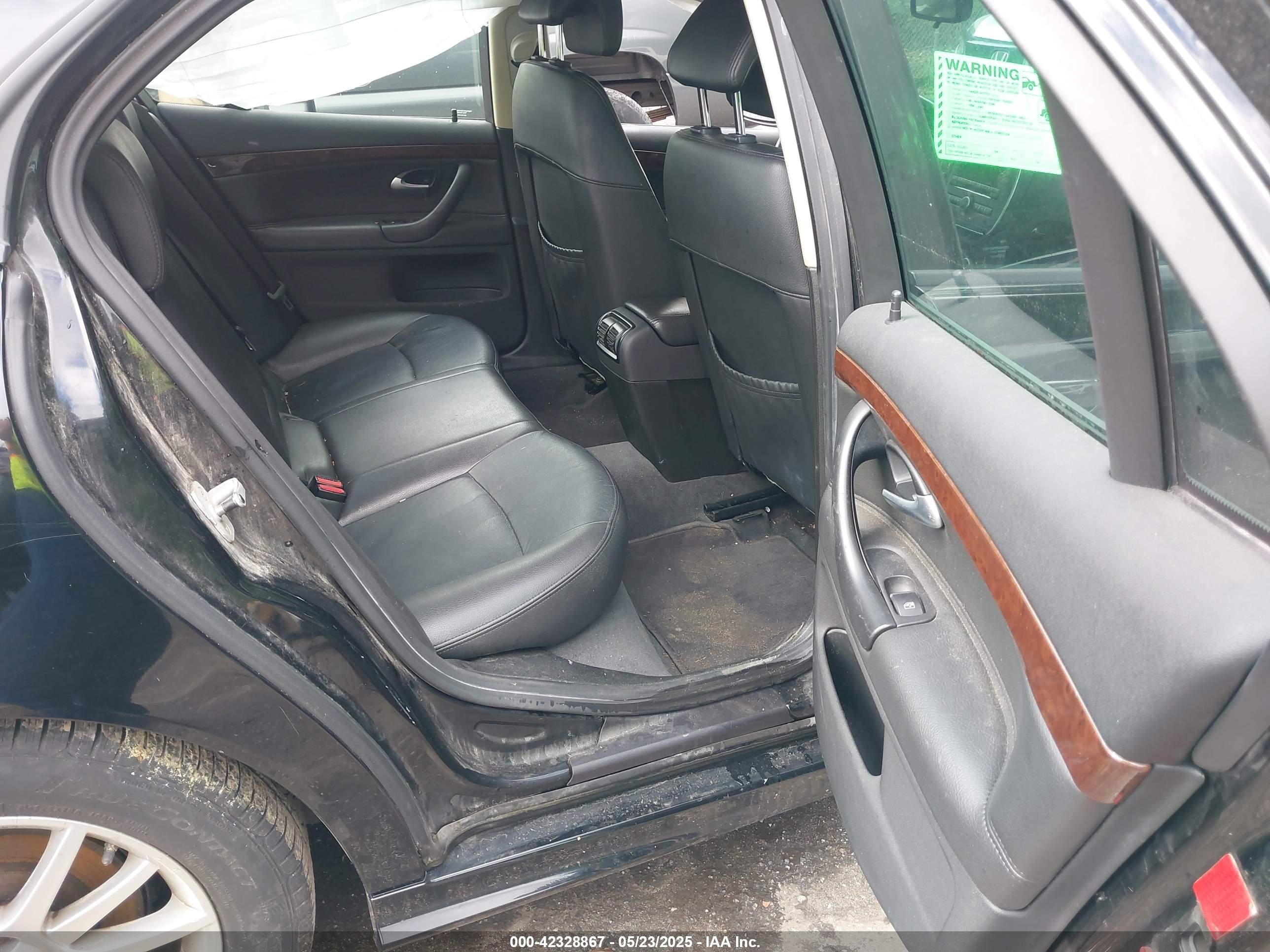 2008 Saab 9-3 2.0t Black vin: YS3FB46Y381015373