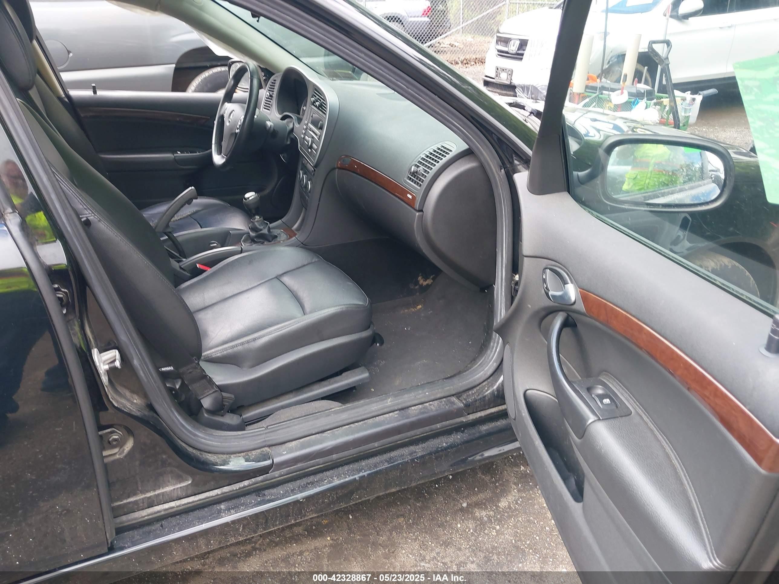 2008 Saab 9-3 2.0t Black vin: YS3FB46Y381015373
