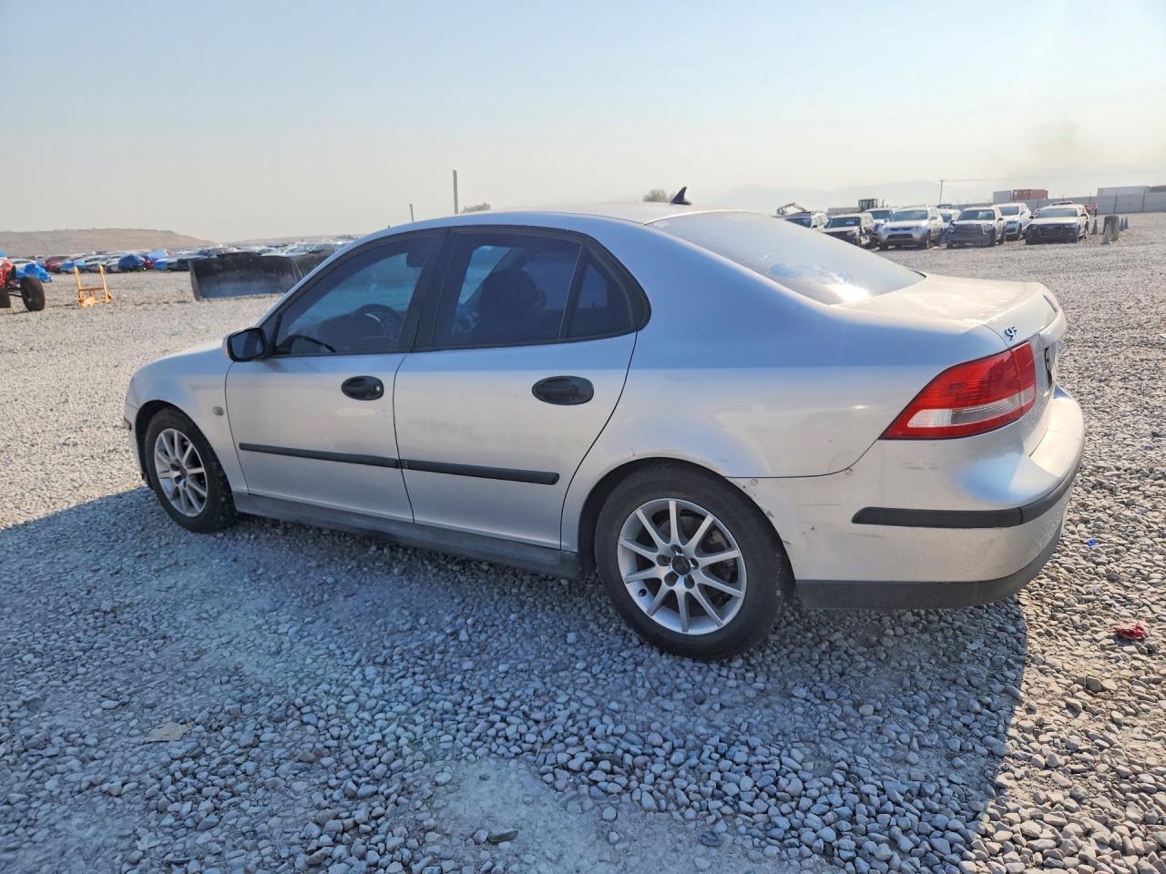 2004 Saab 9-3 Linear Silver vin: YS3FB49S041016353