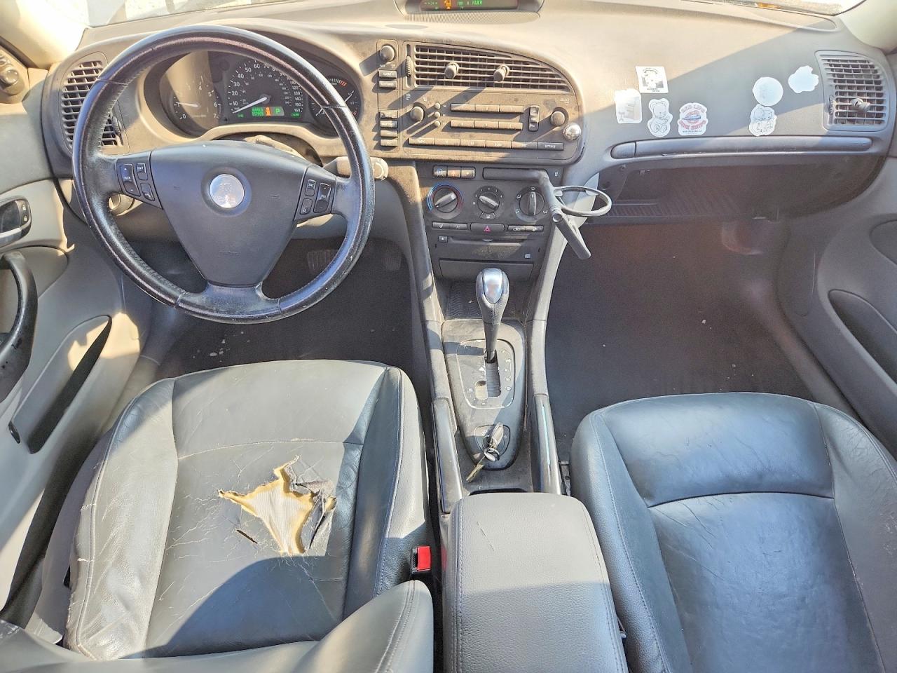 2004 Saab 9-3 Linear Silver vin: YS3FB49S041016353